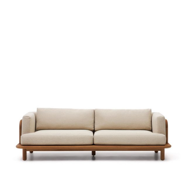 Natur24 Sofa 3-Sitzer-Sofa Turqueta 230 x 75 x 100 cm Teakholz günstig online kaufen