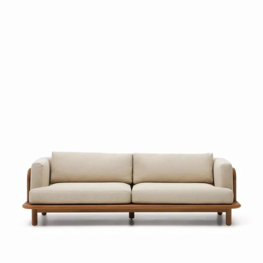 Natur24 Sofa 3-Sitzer-Sofa Turqueta 230 x 75 x 100 cm Teakholz günstig online kaufen