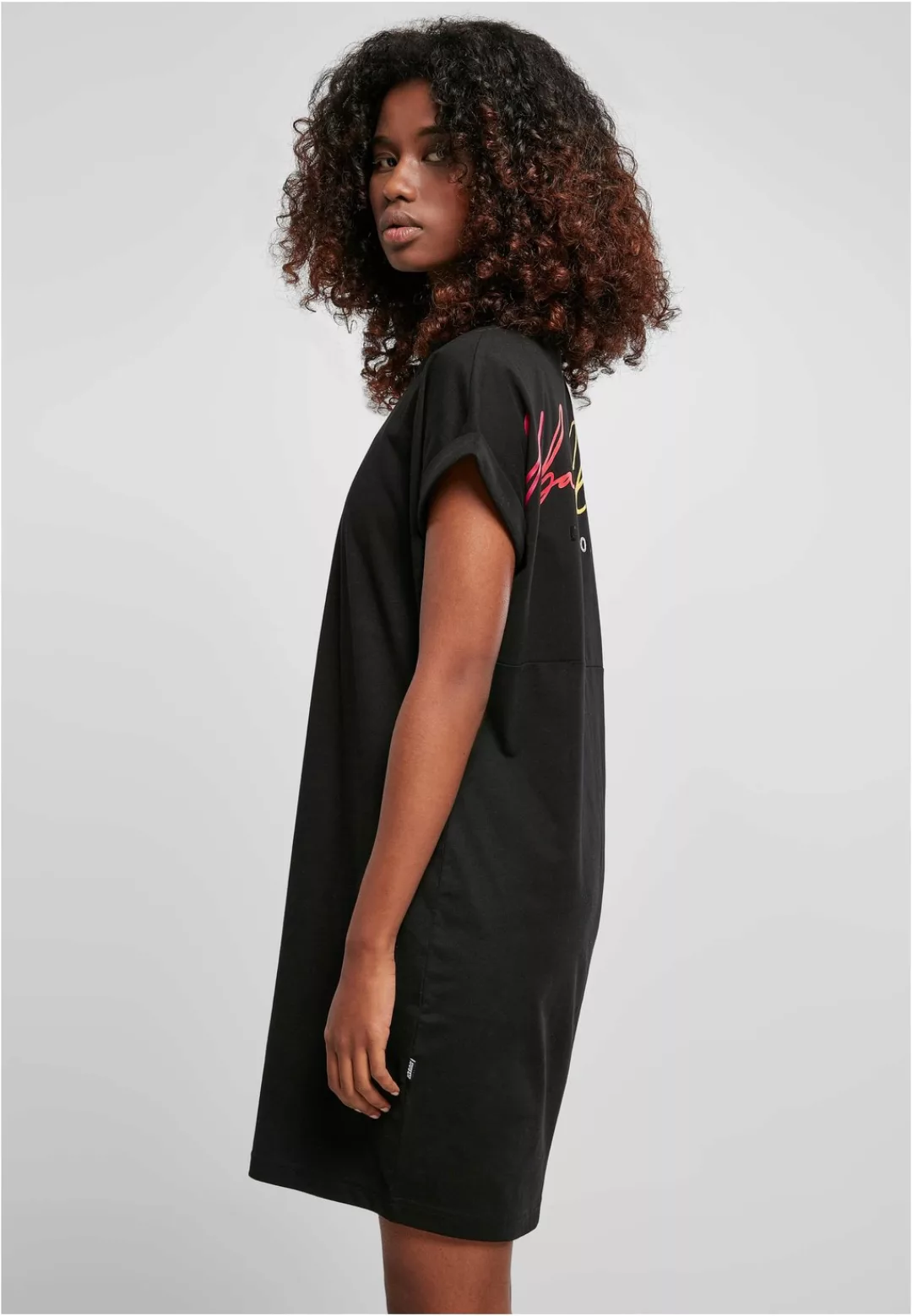 URBAN CLASSICS Shirtkleid "Urban Classics Damen Ladies Rainbow Tee Dress", günstig online kaufen