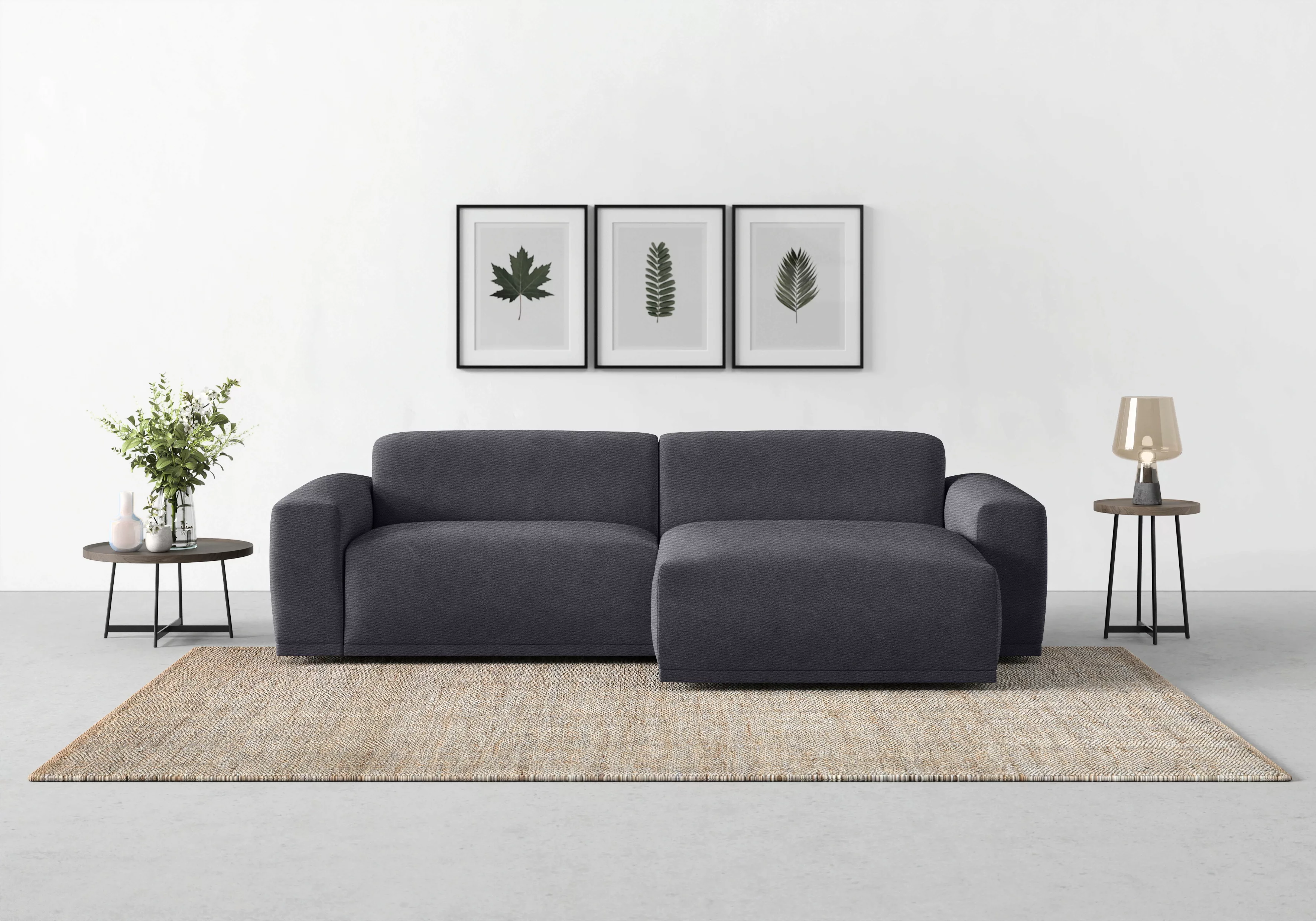 TRENDMANUFAKTUR Ecksofa Braga, mit hochwertigem Kaltschaum, L-Form, in Cord günstig online kaufen