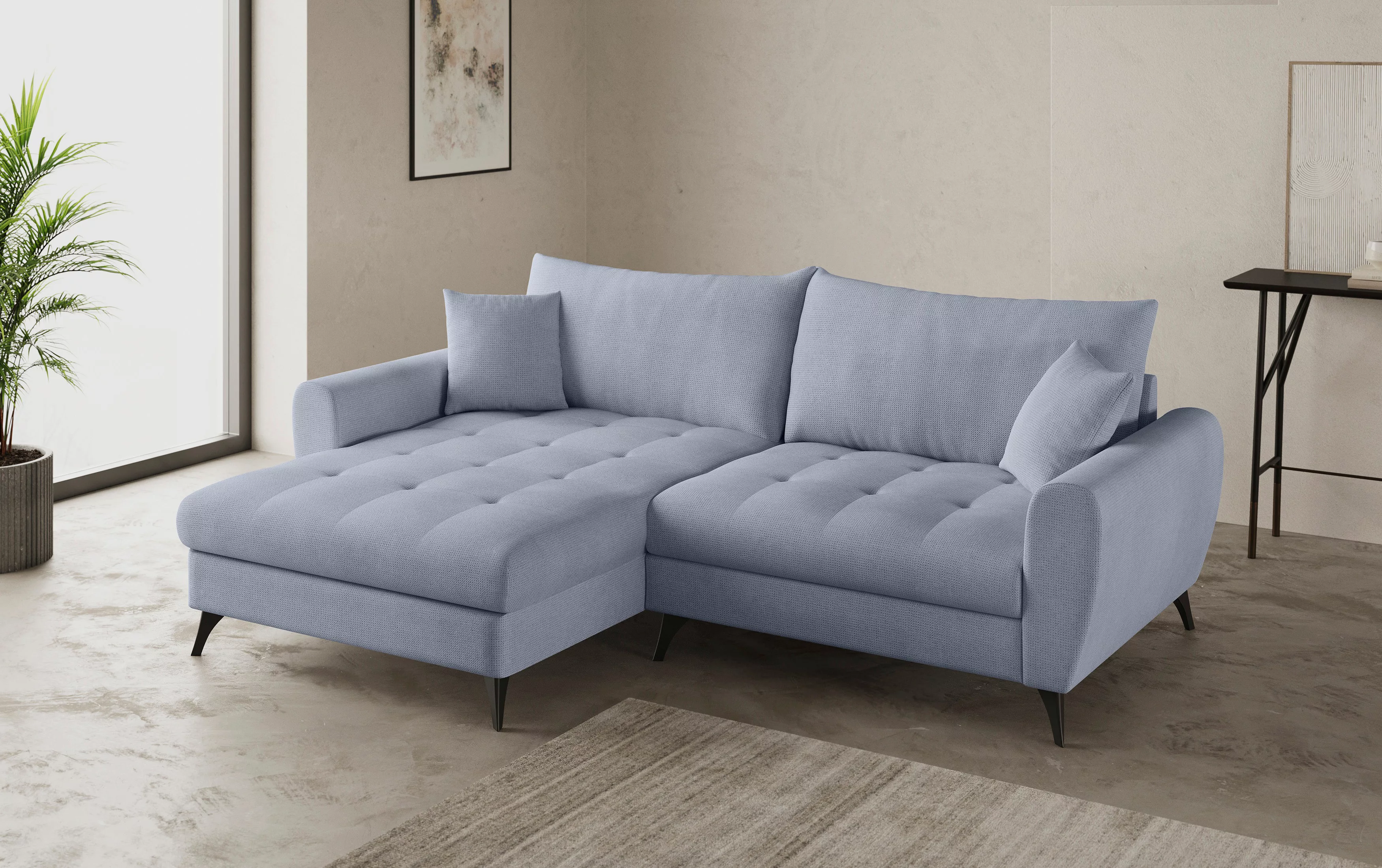 Mr. Couch Ecksofa "Blackburn II, L-Form", Mit Kaltschaumpolsterung bis 140 günstig online kaufen