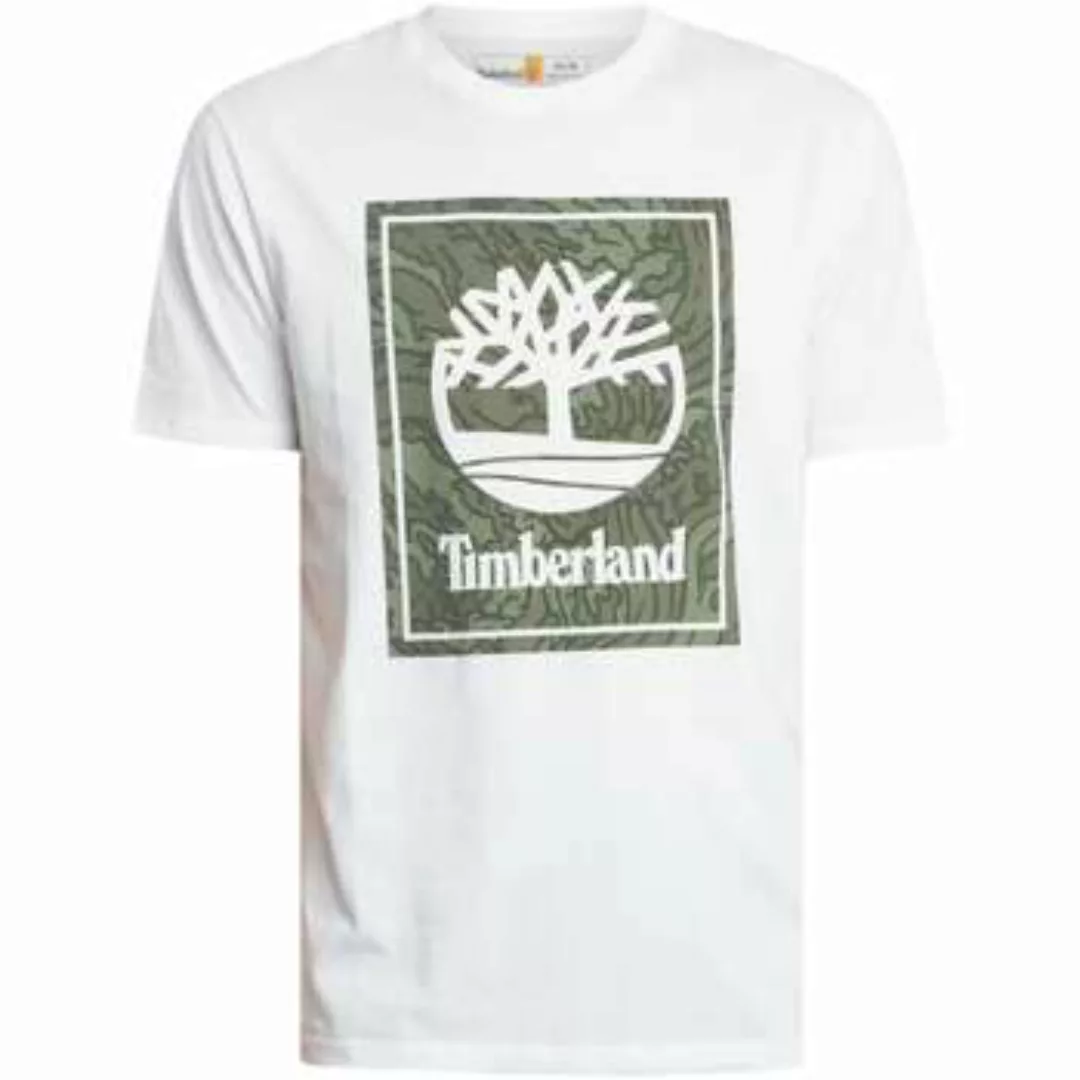 Timberland  T-Shirt T-Shirt mit Camouflage-Box-Logo günstig online kaufen