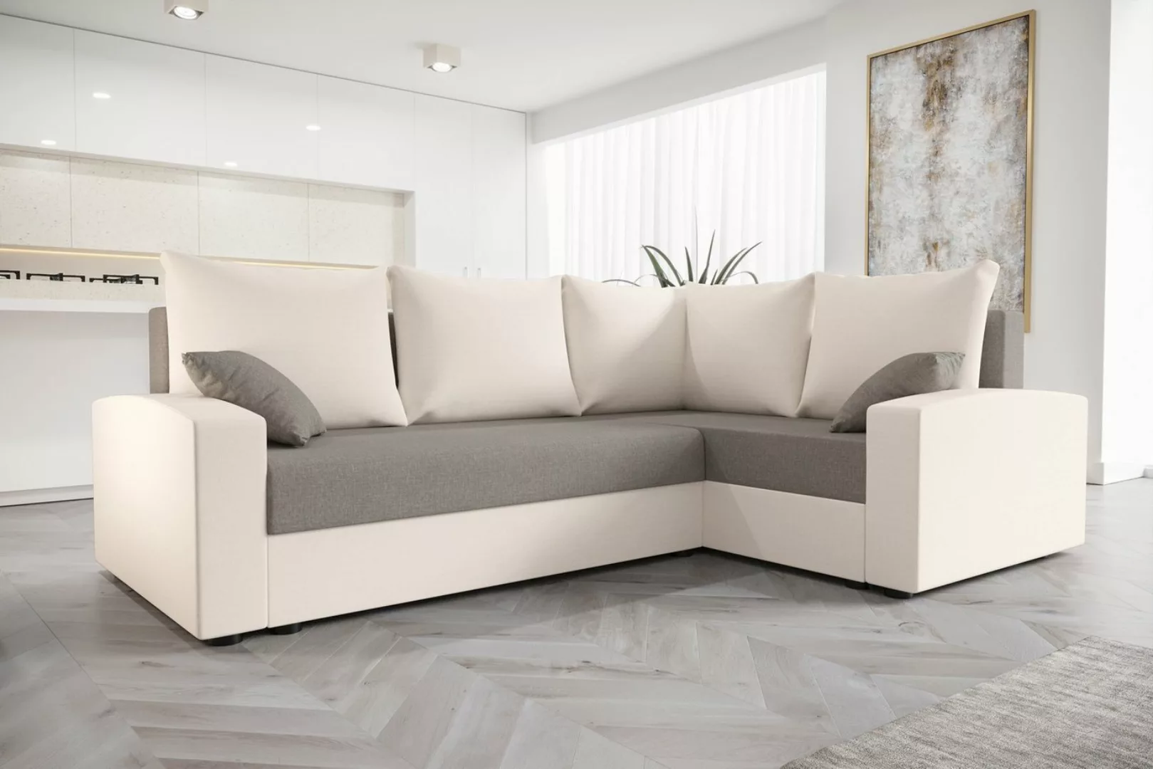 ALTDECOR Ecksofa CHIEV-PLUS, Couch mit Schlaffunktion, Wohnzimmer - Wohnlan günstig online kaufen