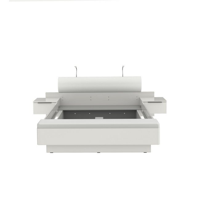 freiraum Bettanlage Starlet Plus, in Weiß/ Weiß Glanz - 285,3x87,3x242,2cm günstig online kaufen