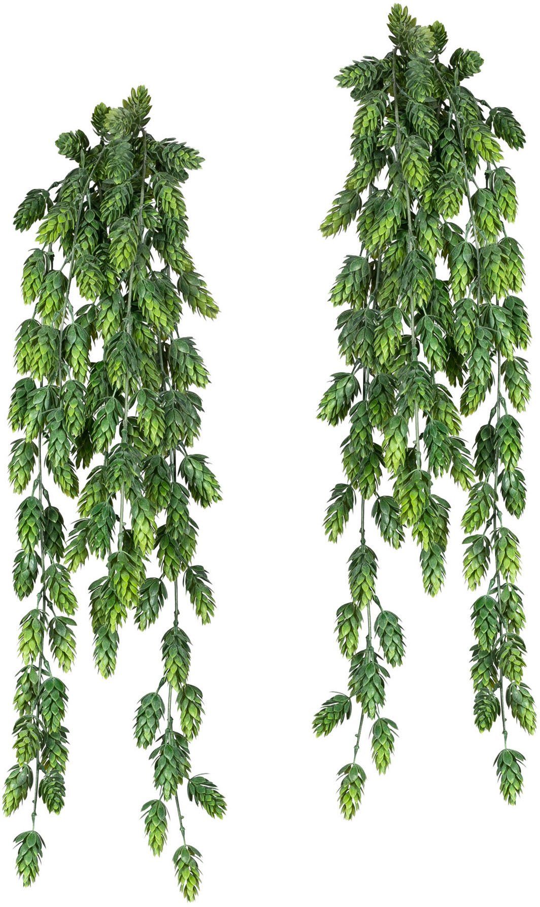 Kunstranke Hopfenhänger Blatthänger, Creativ green, Höhe günstig online kaufen