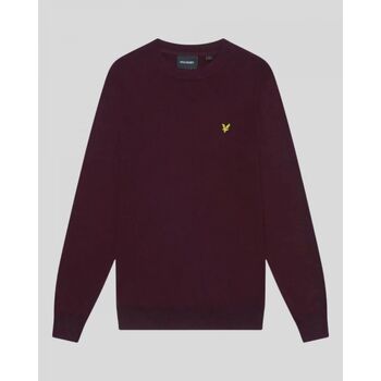 Lyle & Scott  Pullover KN2110V MERINO CREW JUMPER-Z56. BURGUNDY günstig online kaufen