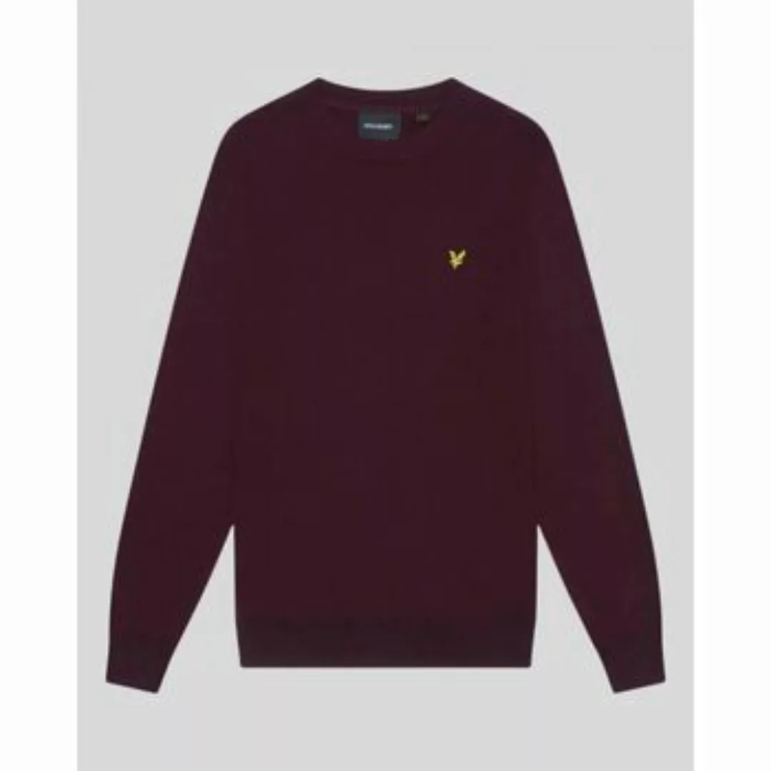 Lyle & Scott  Pullover KN2110V MERINO CREW JUMPER-Z56. BURGUNDY günstig online kaufen