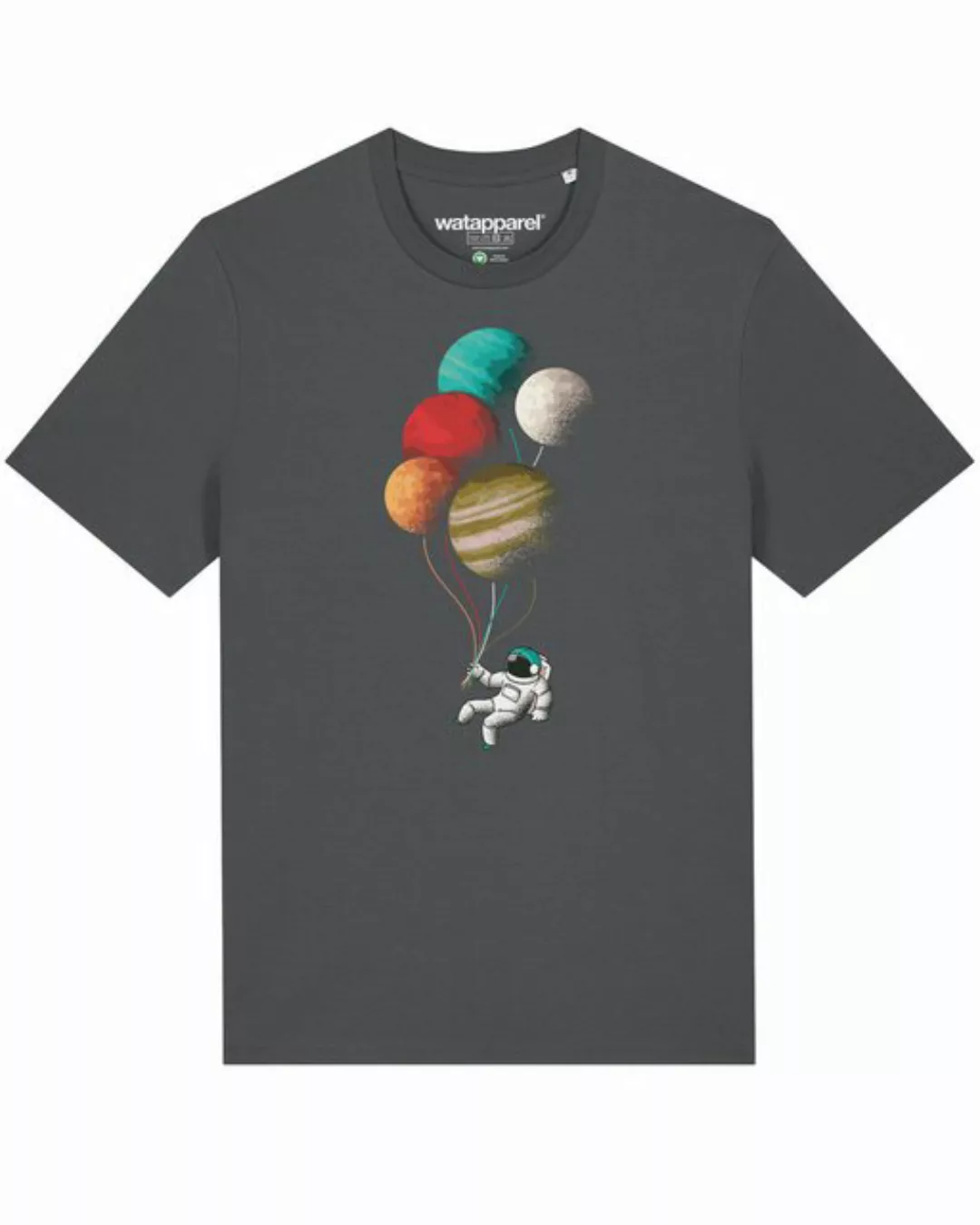 wat? Apparel Print-Shirt Balloon Spaceman (1-tlg) günstig online kaufen