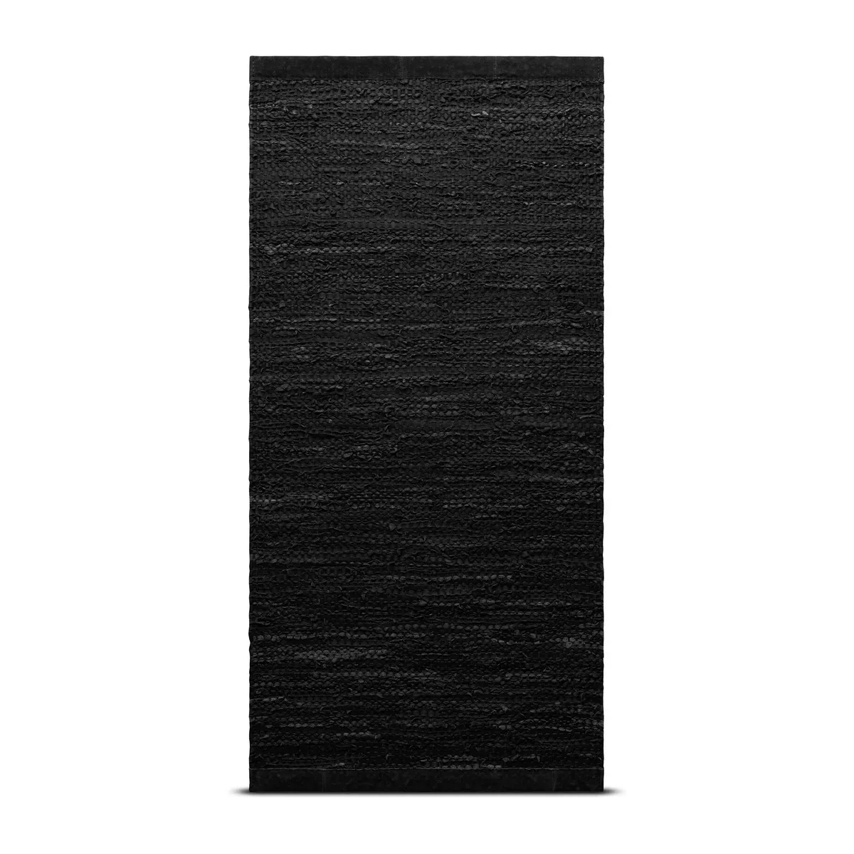 Leather Teppich 200 x 300cm black (schwarz) günstig online kaufen