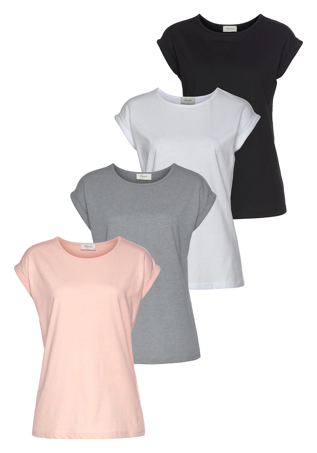 Boysen's T-Shirt (Packung) im 4er Pack günstig online kaufen