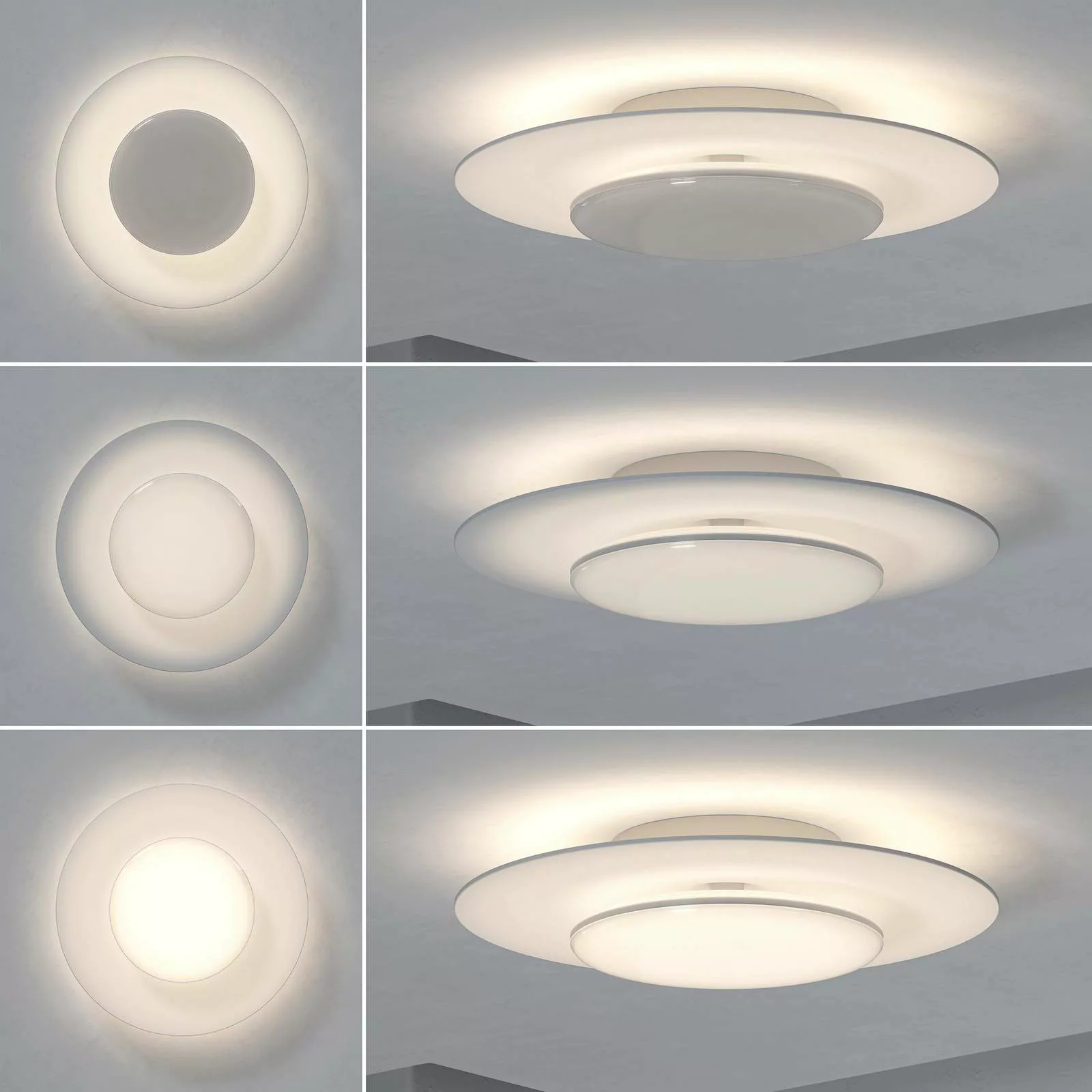 LED Deckenleuchte Garnet in Weiß 30W 3100lm günstig online kaufen