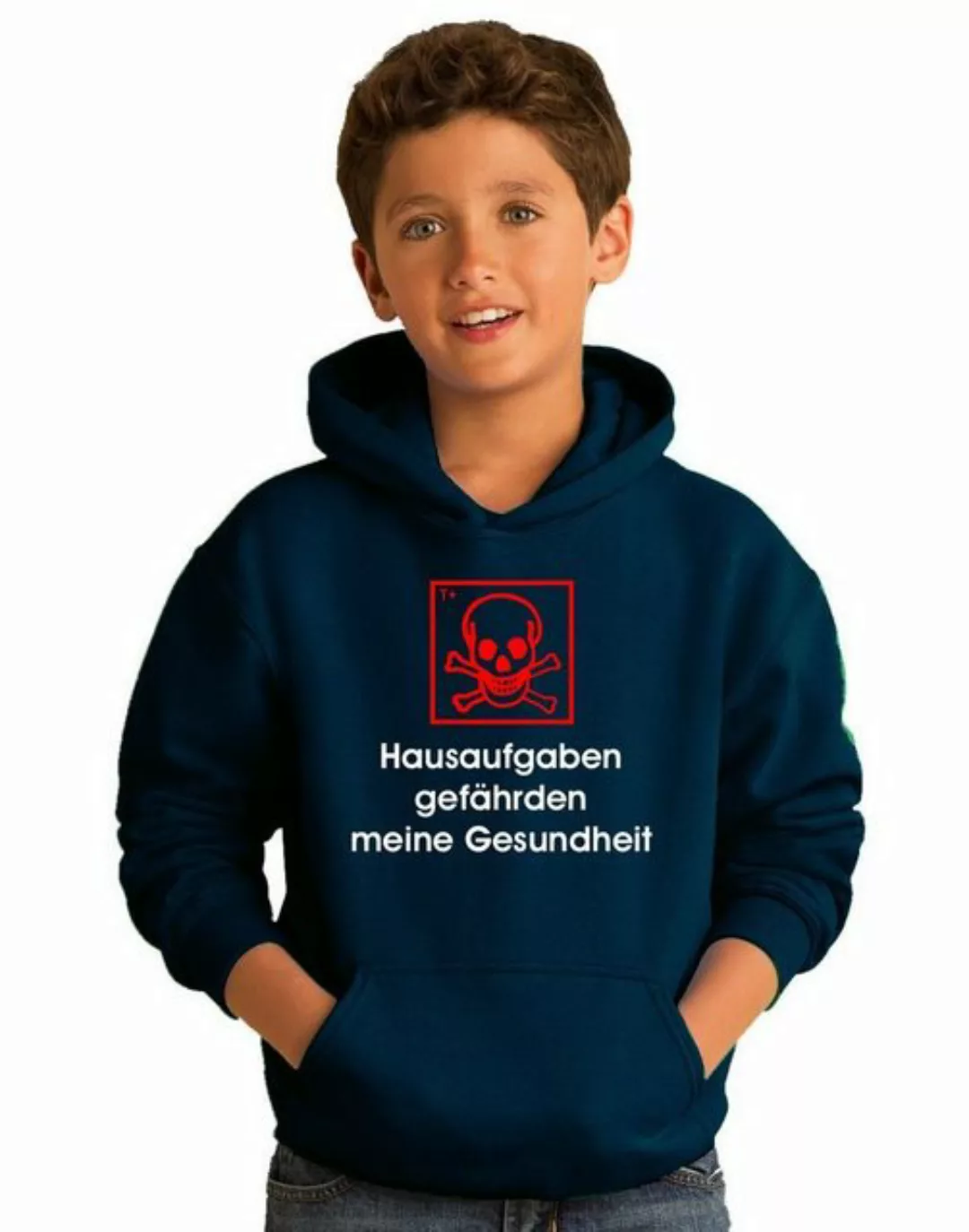 coole-fun-t-shirts Hoodie Hausaufgaben gefährden Meine Gesundheit ! Hoodie günstig online kaufen