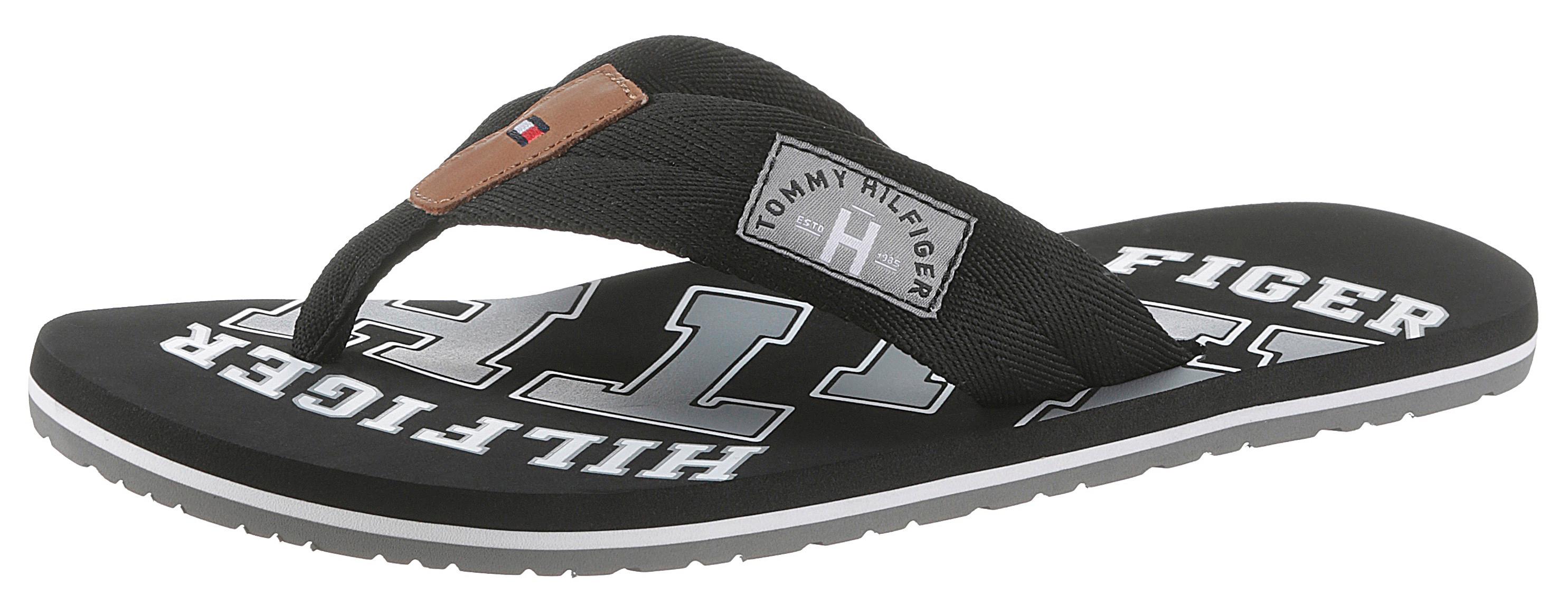 Tommy Hilfiger Zehentrenner "ESSENTIAL TH BEACH SANDAL", Sommerschuh, Schla günstig online kaufen