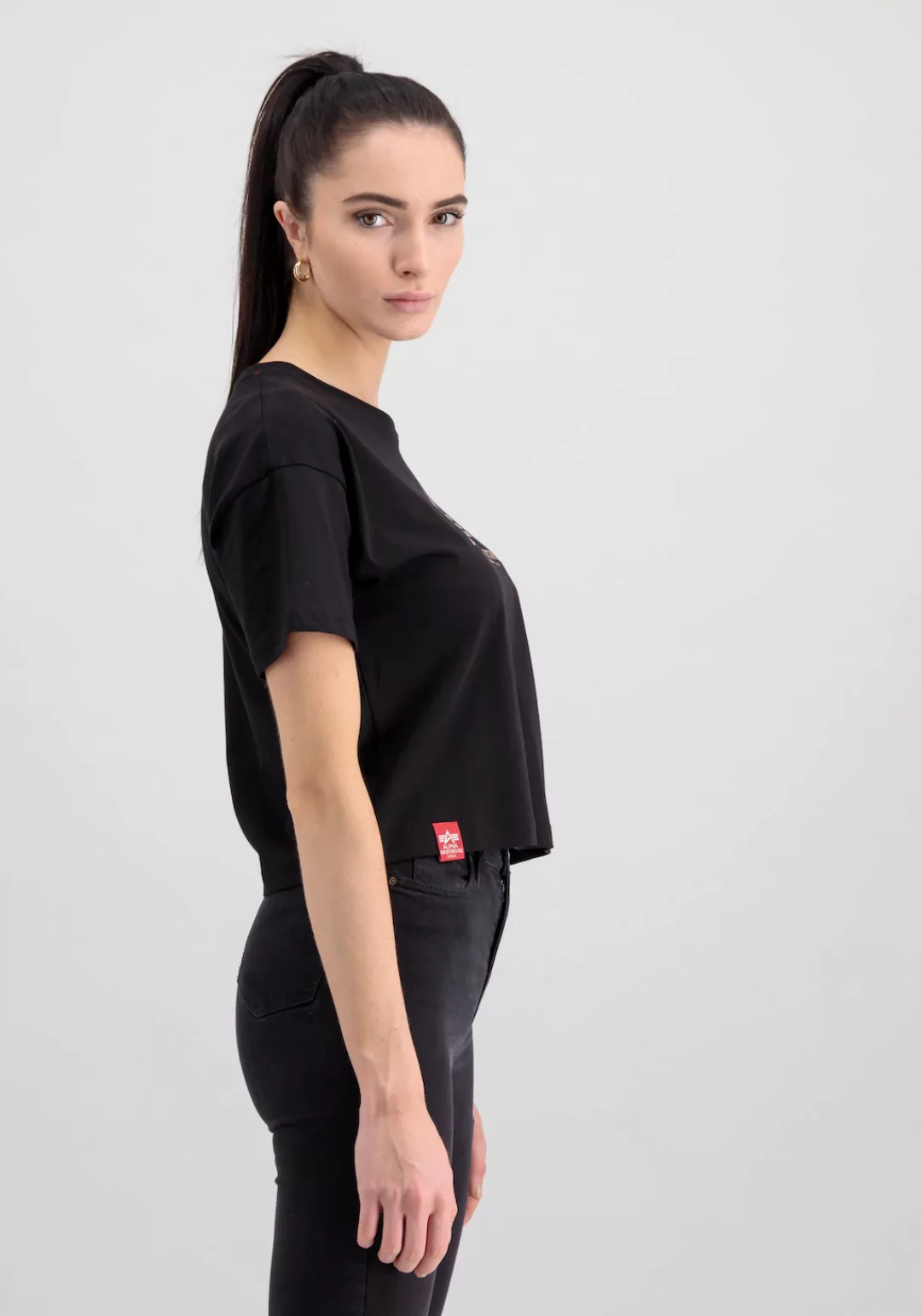 Alpha Industries T-Shirt "ALPHA INDUSTRIES Women - T-Shirts Basic T COS Hol günstig online kaufen