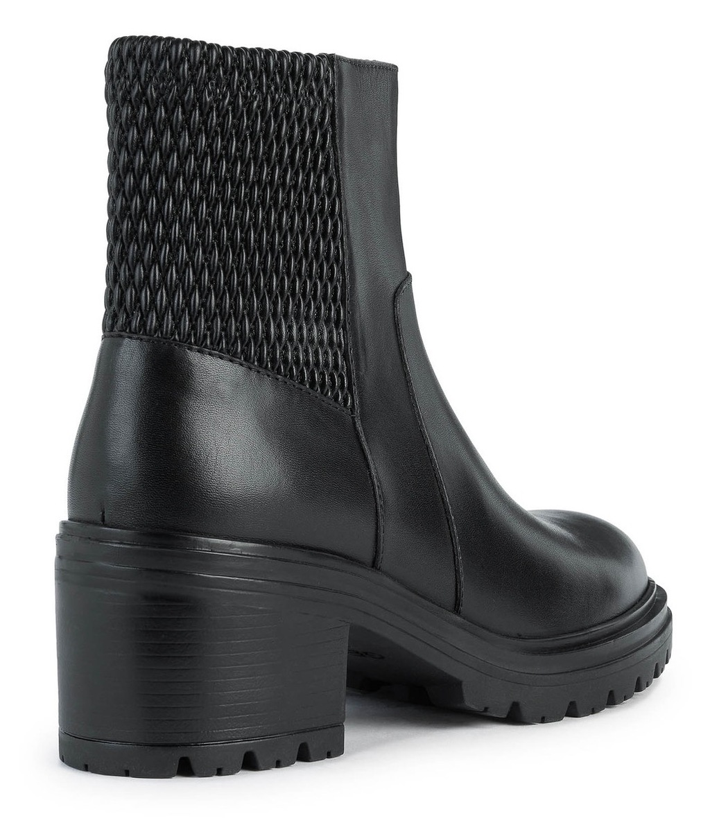 Geox Stiefelette "D DAMIANA", Blockabsatz, Boots mit Stretcheinsatz günstig online kaufen