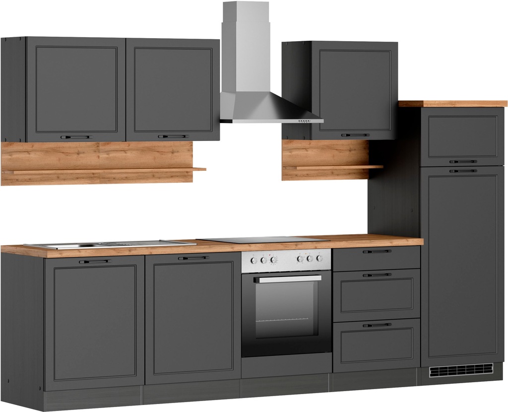 KOCHSTATION Küchenzeile "KS-Lana", 300 cm breit, wahlweise mit oder ohne E- günstig online kaufen