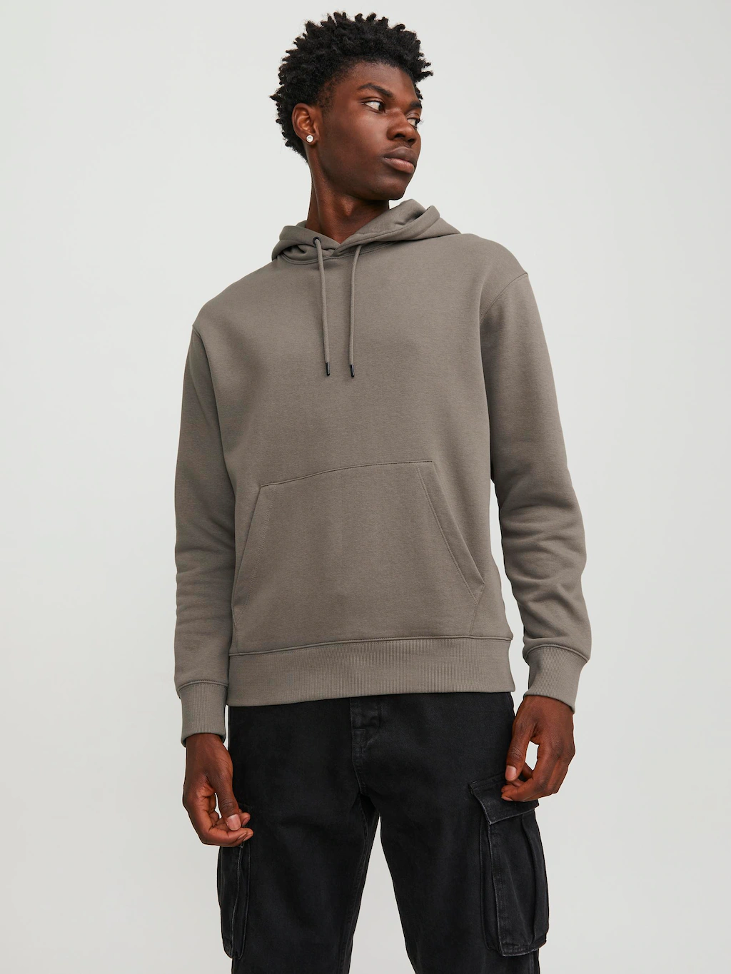 Jack & Jones Kapuzensweatshirt "JJESTAR BASIC SWEAT HOOD NOOS", mit Rippbün günstig online kaufen