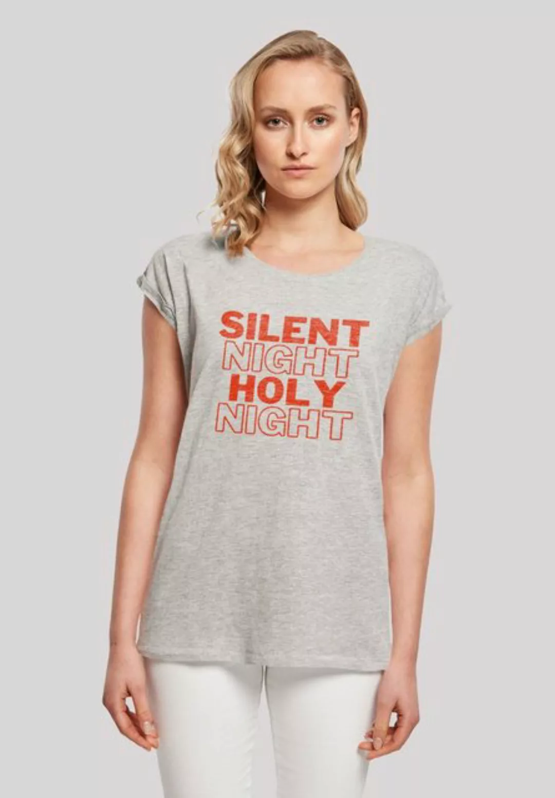 F4NT4STIC T-Shirt Silent Night Holy Night Weihnachten Print günstig online kaufen