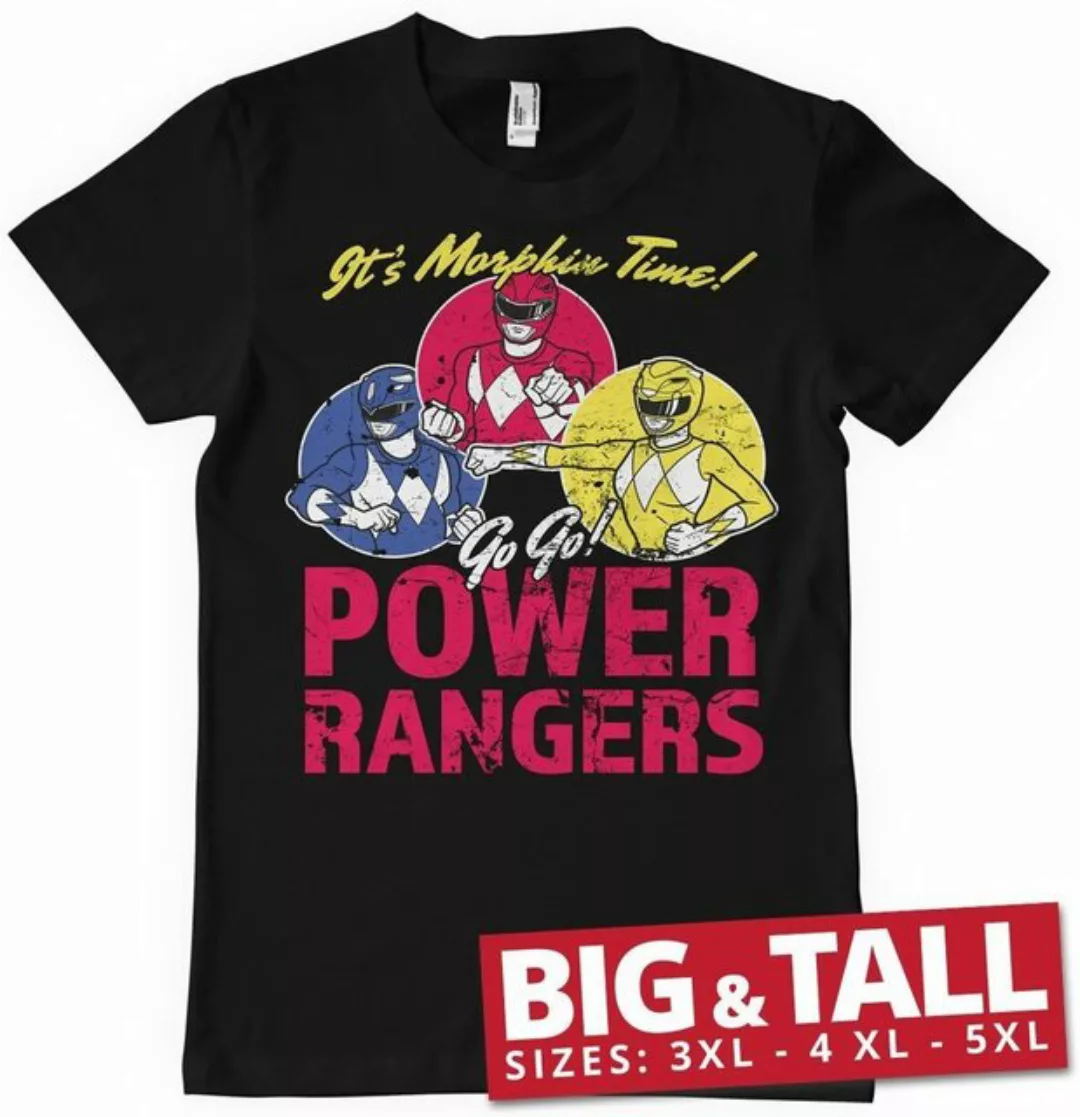 POWER RANGERS T-Shirt It'S Morphin Time Big & Tall T-Shirt günstig online kaufen