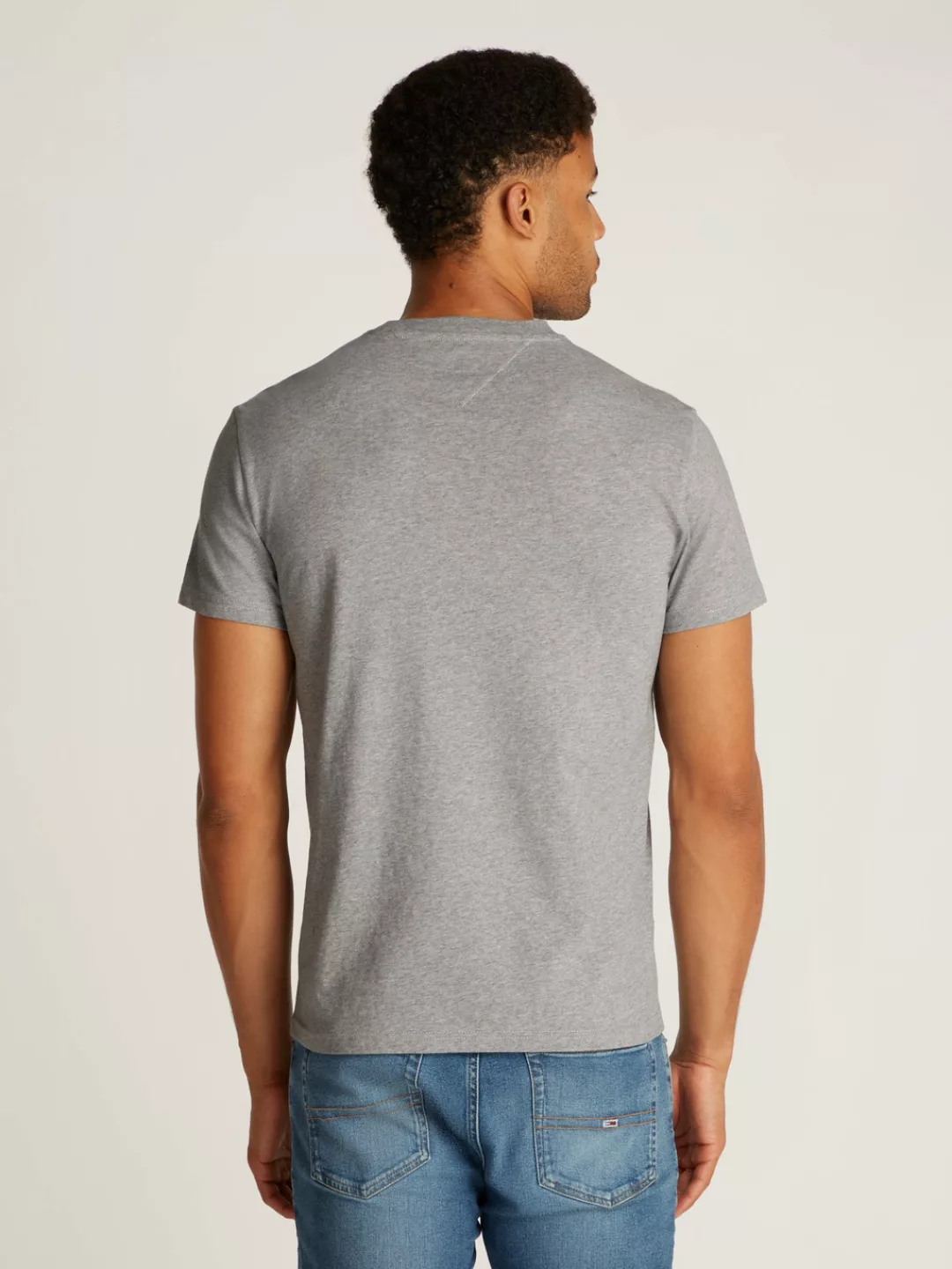 Tommy Jeans Plus Rundhalsshirt "TJM SLIM LINEAR CHEST SS TEE EXT", in Große günstig online kaufen