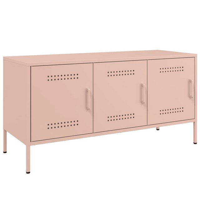 vidaXL TV-Schrank TV-Schrank Rosa 100,5x39x50,5 cm Stahl (1-St) günstig online kaufen