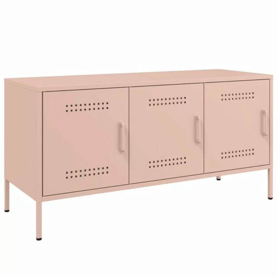 vidaXL Schrankmodule TV-Schrank Rosa 100,5x39x50,5 cm Stahl günstig online kaufen