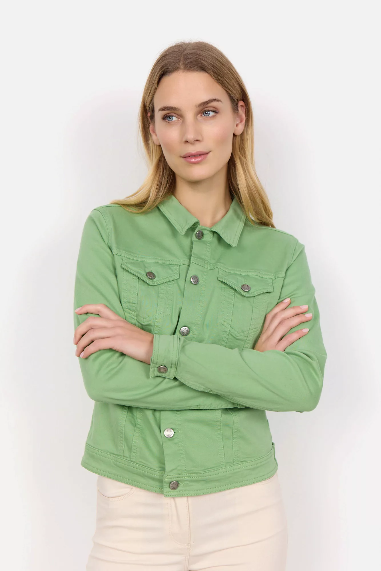 soyaconcept Jeansblazer "SC-ERNA 2", Jeansjacke in taillierter Form und sch günstig online kaufen
