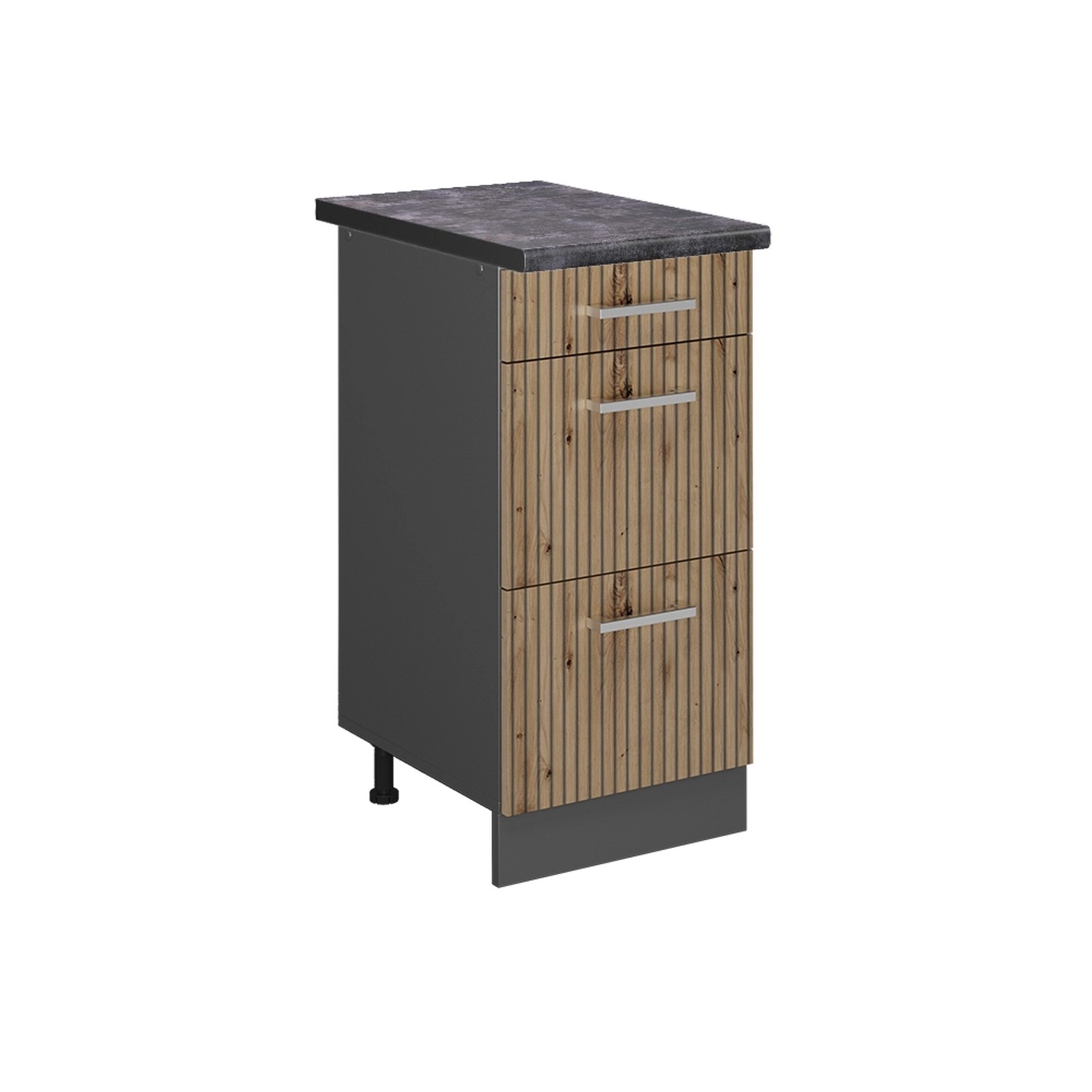 Vicco Unterschrank R-Line, Artisan-Eiche/Anthrazit, 40 cm günstig online kaufen