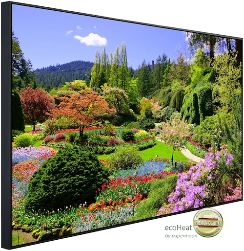 Papermoon Infrarotheizung »Butchart Gardens«, sehr angenehme Strahlungswärm günstig online kaufen