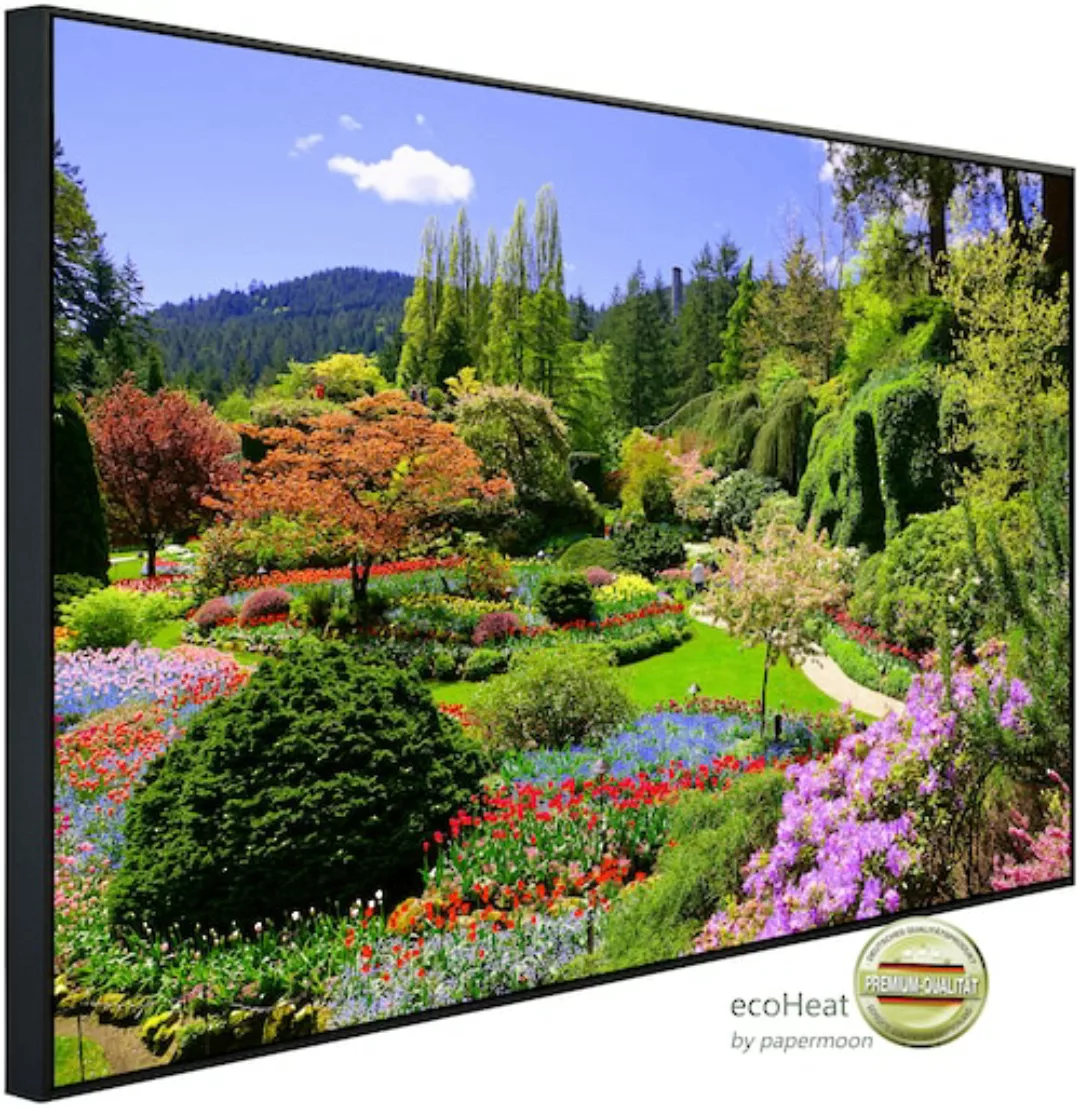 Papermoon Infrarotheizung »Butchart Gardens«, sehr angenehme Strahlungswärm günstig online kaufen