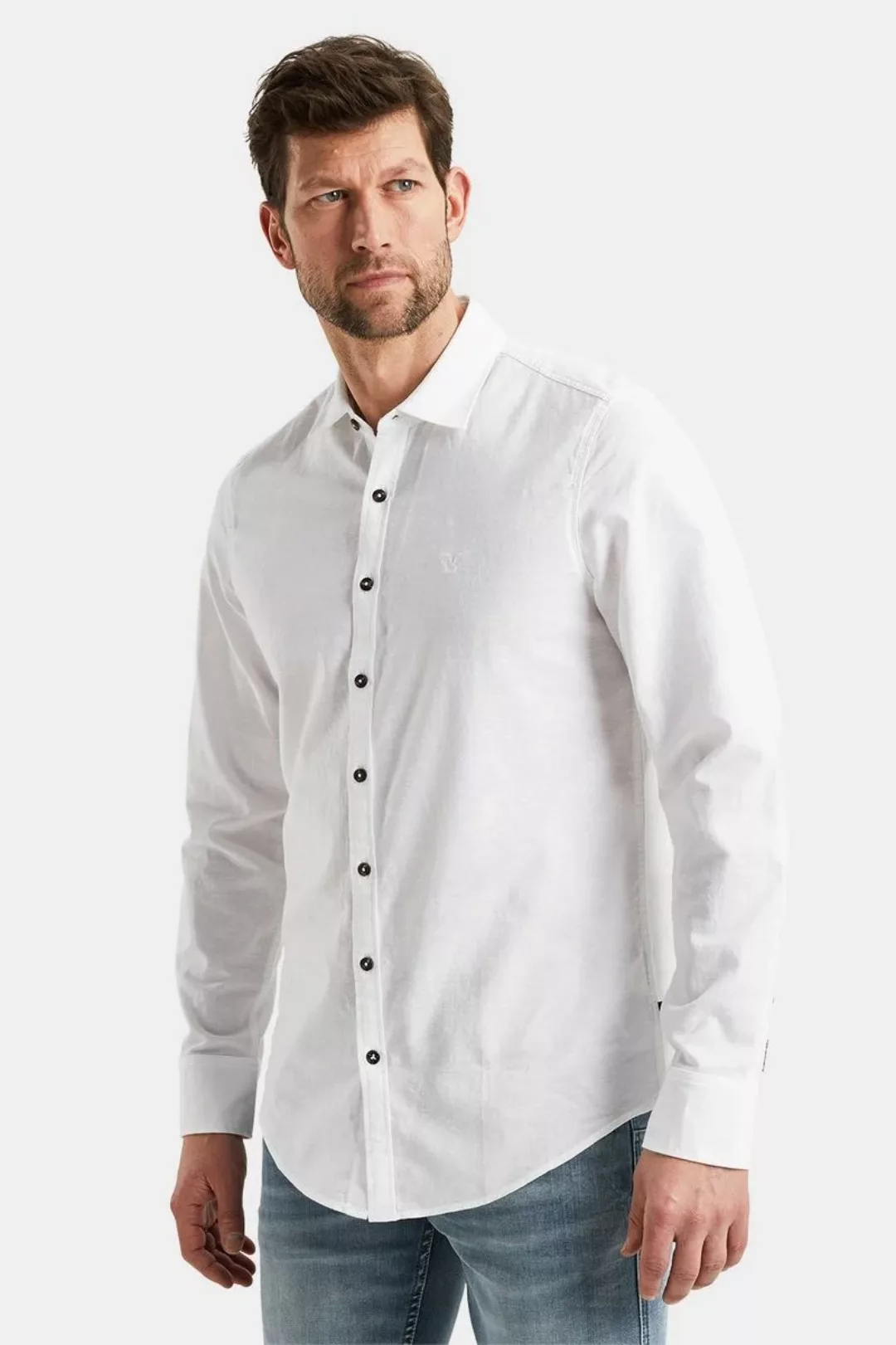 PME Legend Leinen Hemd Weiß - Größe M günstig online kaufen