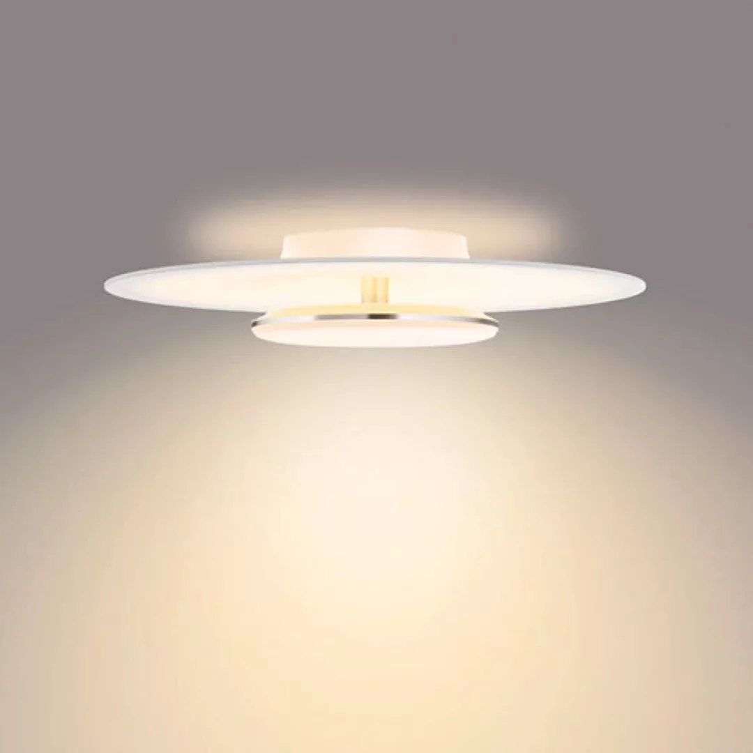 LED Deckenleuchte Garnet in Weiß 40W 4200lm günstig online kaufen