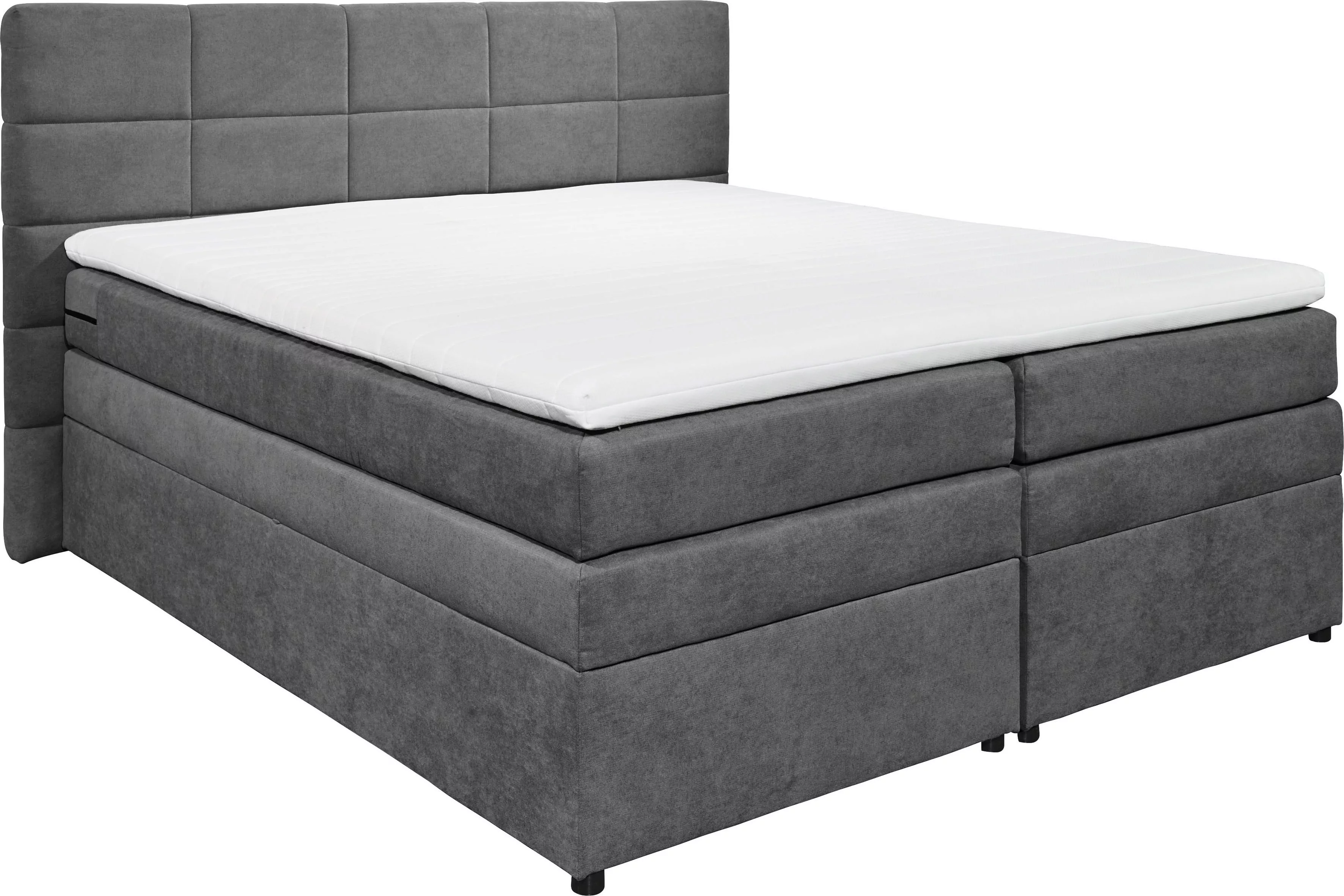 ED EXCITING DESIGN Boxspringbett "Tacoma", inkl. Bettkasten und Topper günstig online kaufen