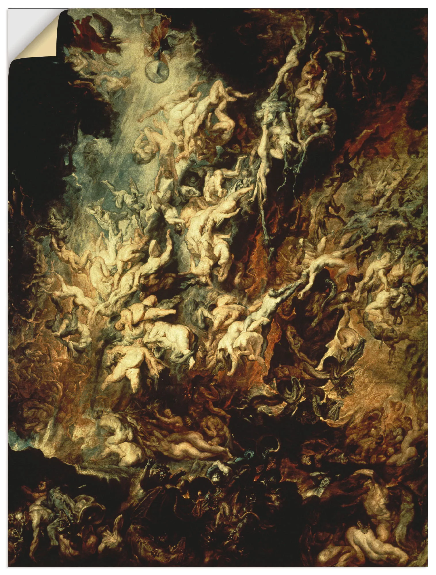 Artland Kunstdruck "Höllensturz der Verdammten I", Dark Fantasy, (1 St.), a günstig online kaufen