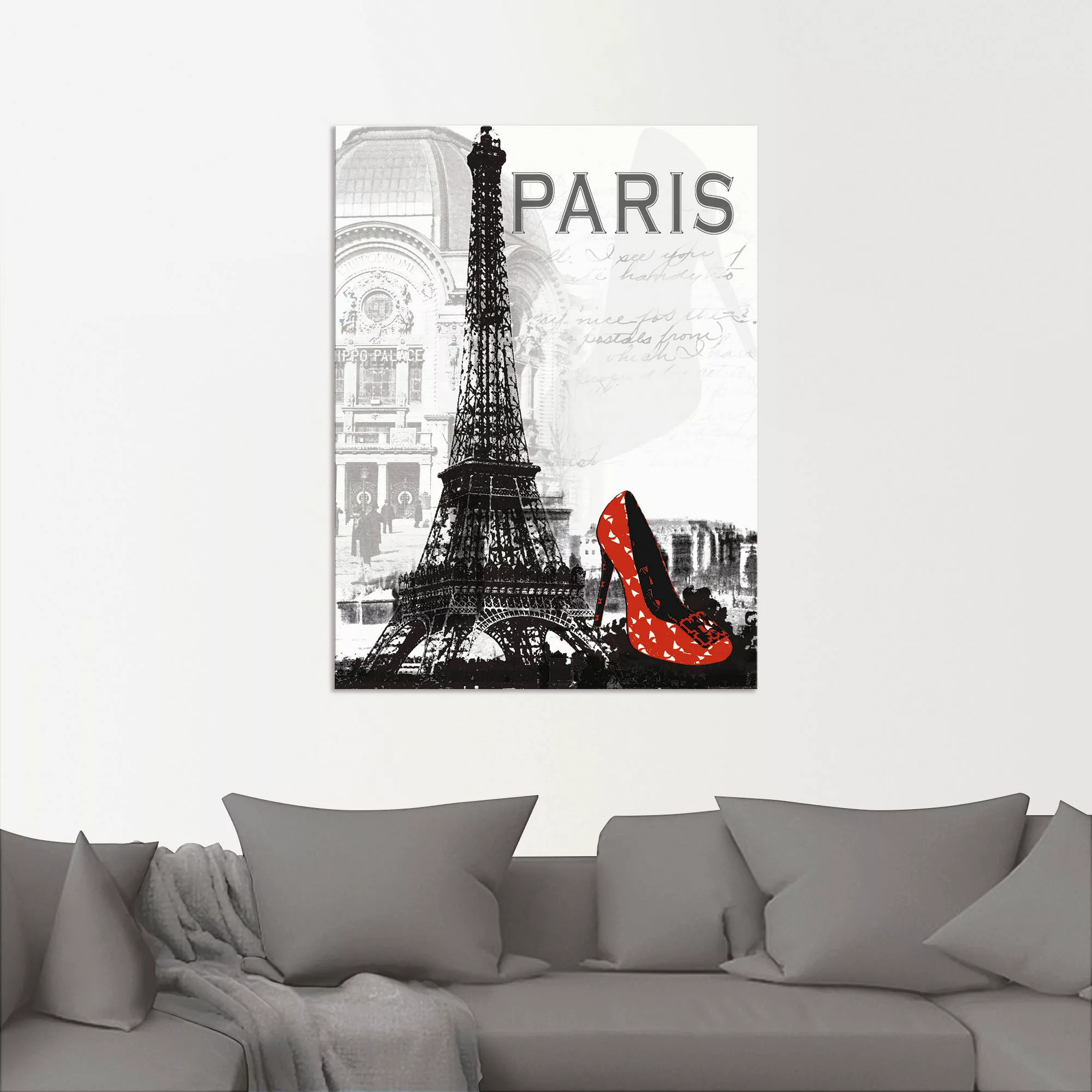 Artland Wandbild »Paris - Chic«, Gebäude, (1 St.), als Alubild, Outdoorbild günstig online kaufen