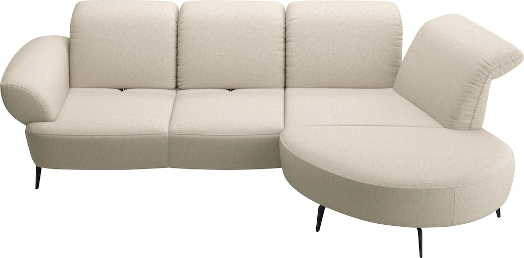 sit&more Ecksofa »Dance, L-Form, inkl. Sitztiefenverstellung«, inkl. Click& günstig online kaufen