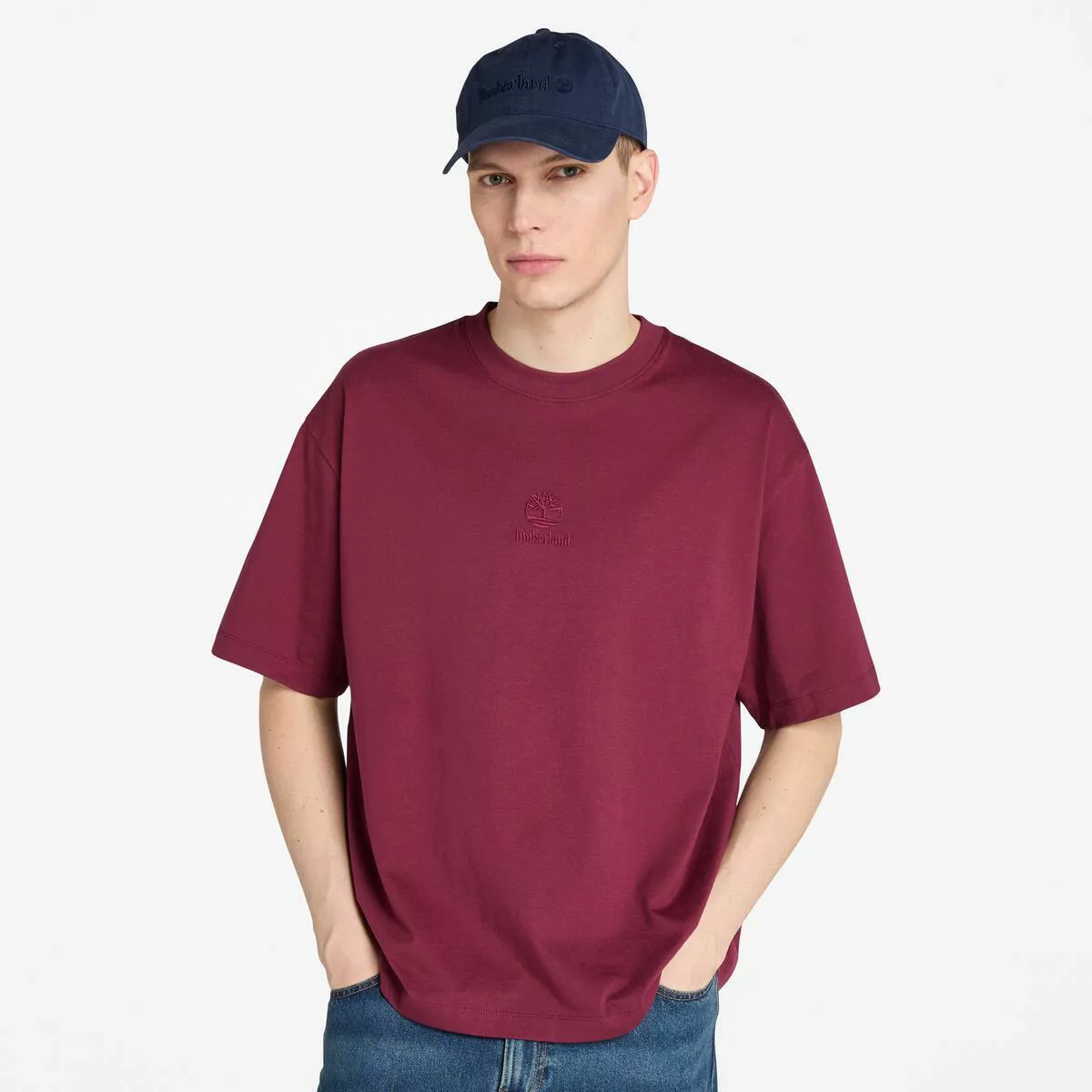 Timberland T-Shirt "HAMPTHON Tonal Stack Logo Tee", (1 tlg.) günstig online kaufen