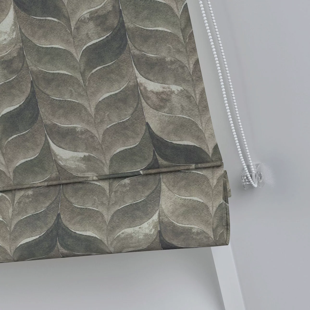 Dekoria Dachfenster-Raffrollo Rimini, grau-braun, 50 x 60 cm günstig online kaufen