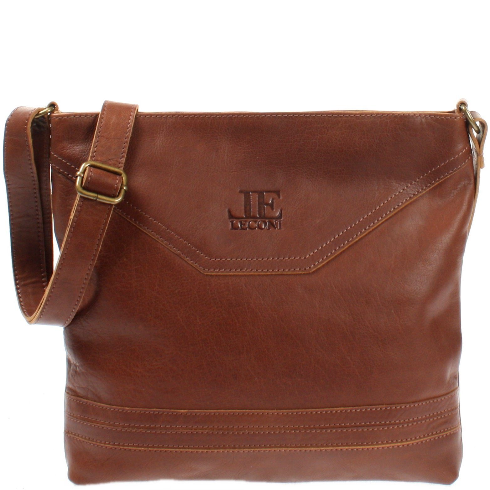 LECONI Umhängetasche Handtasche Ledertasche Damen Schultertasche günstig online kaufen