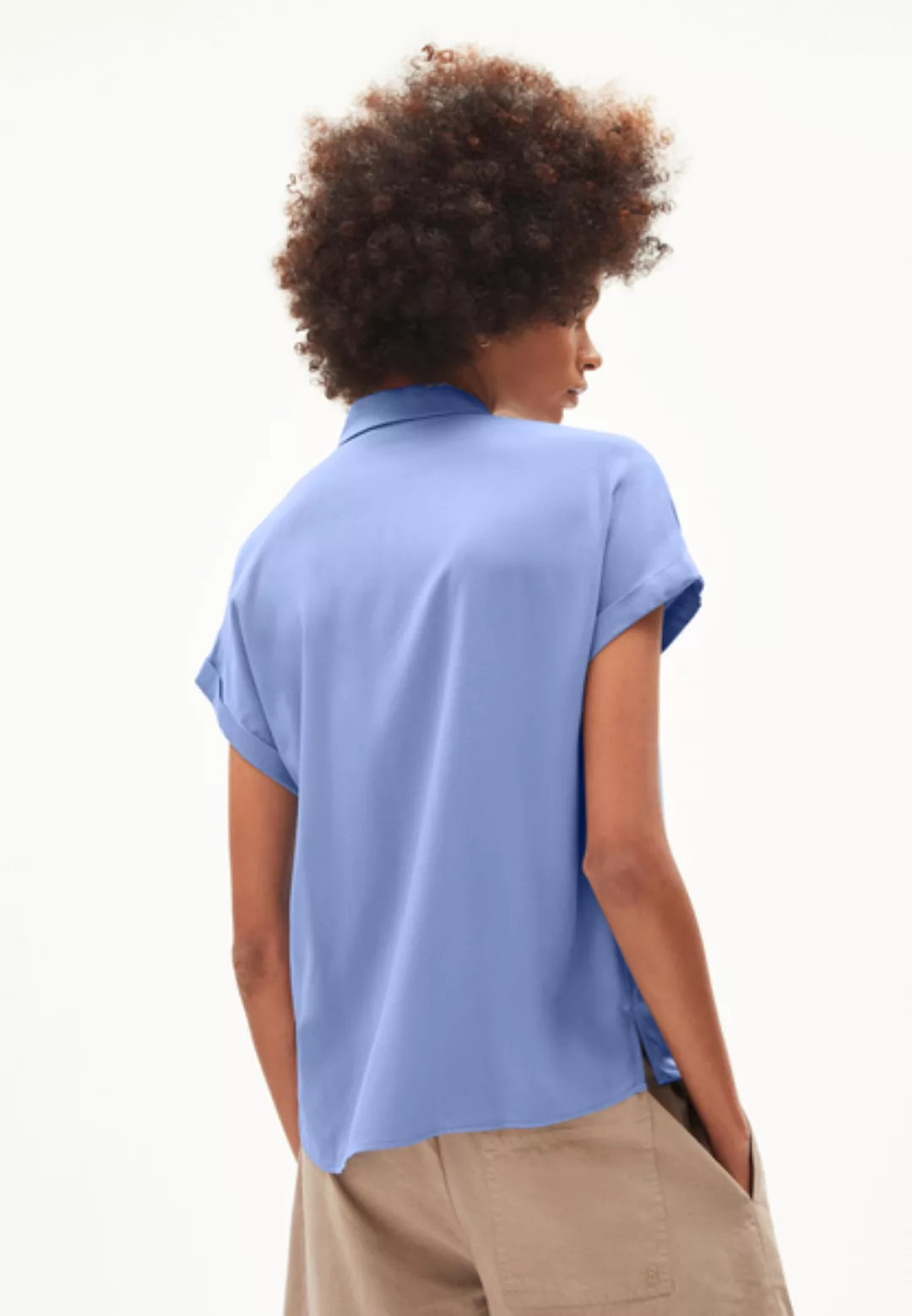 Zonjaa - Damen Bluse Aus Lenzing Ecovero günstig online kaufen
