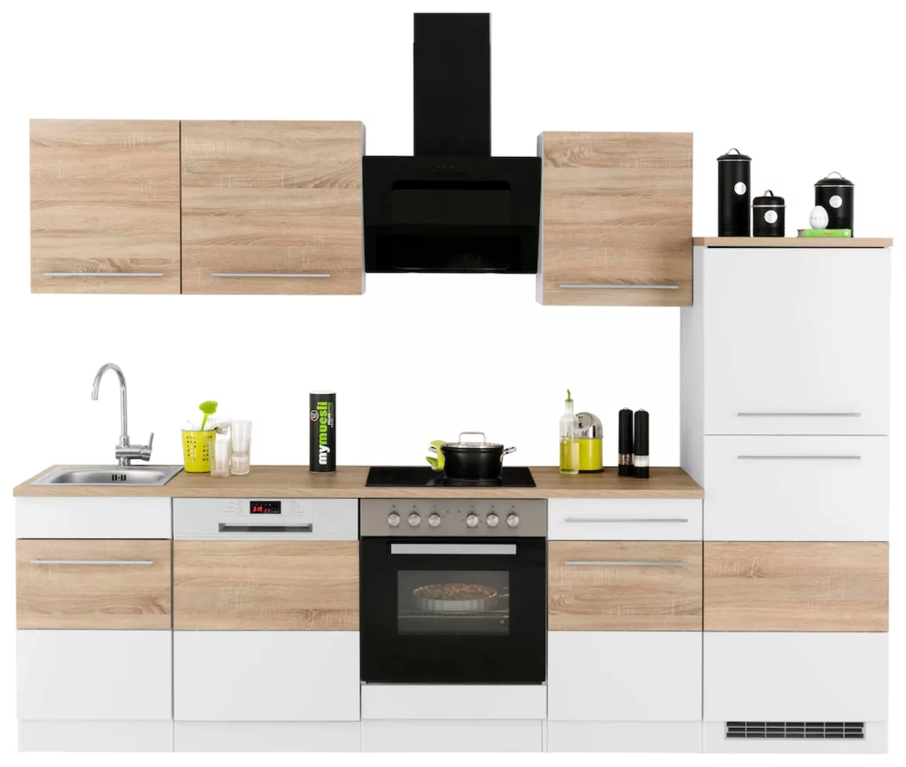 HELD MÖBEL Küchenzeile "Trient", mit E-Geräten, Breite 280 cm günstig online kaufen