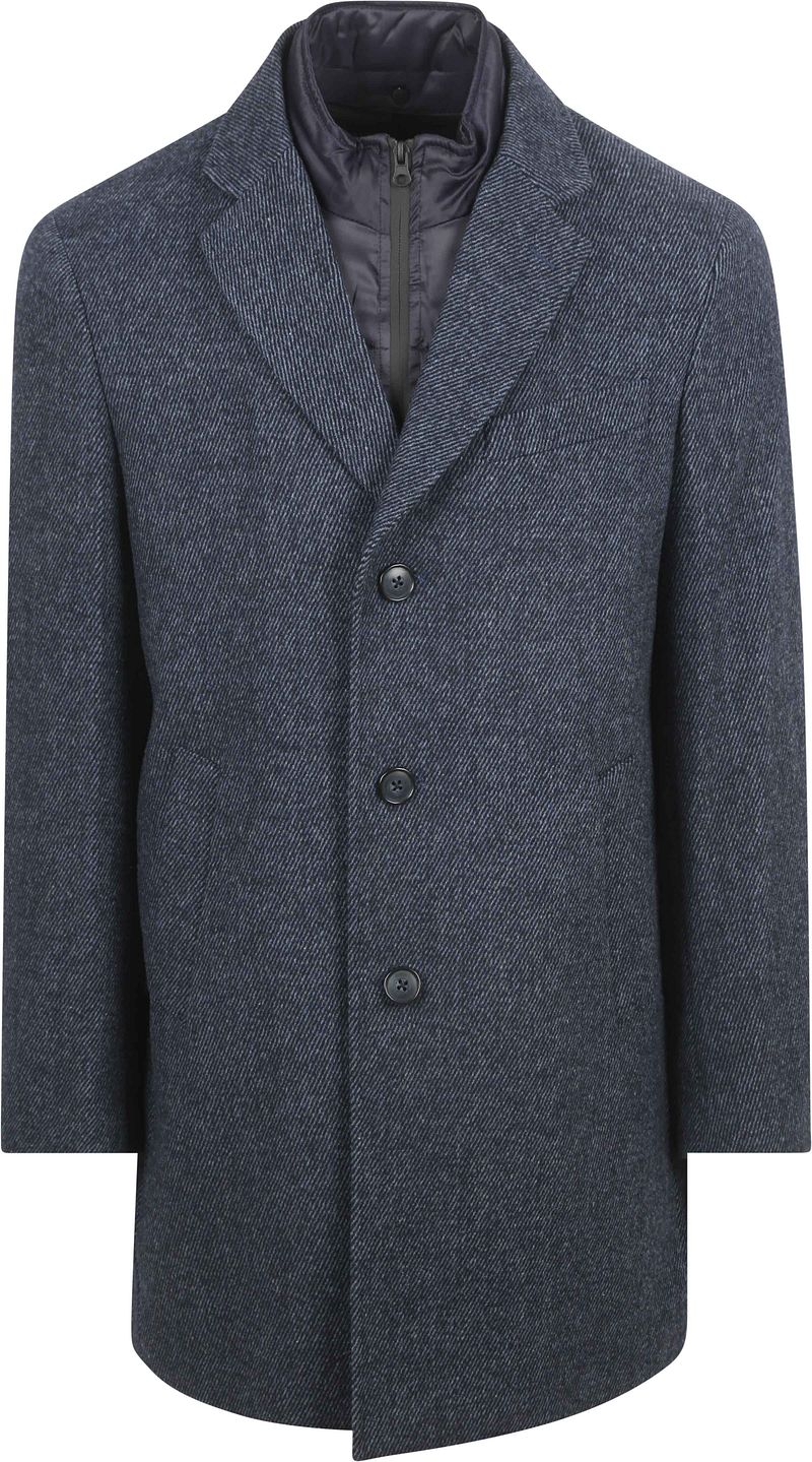 Suitable Coat Wolle Twill Dunkelblau - Größe 50 günstig online kaufen