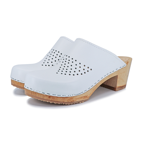 Liv - Schwedische Holz Clogs Von Me&Myclogs - High Mid Heel günstig online kaufen