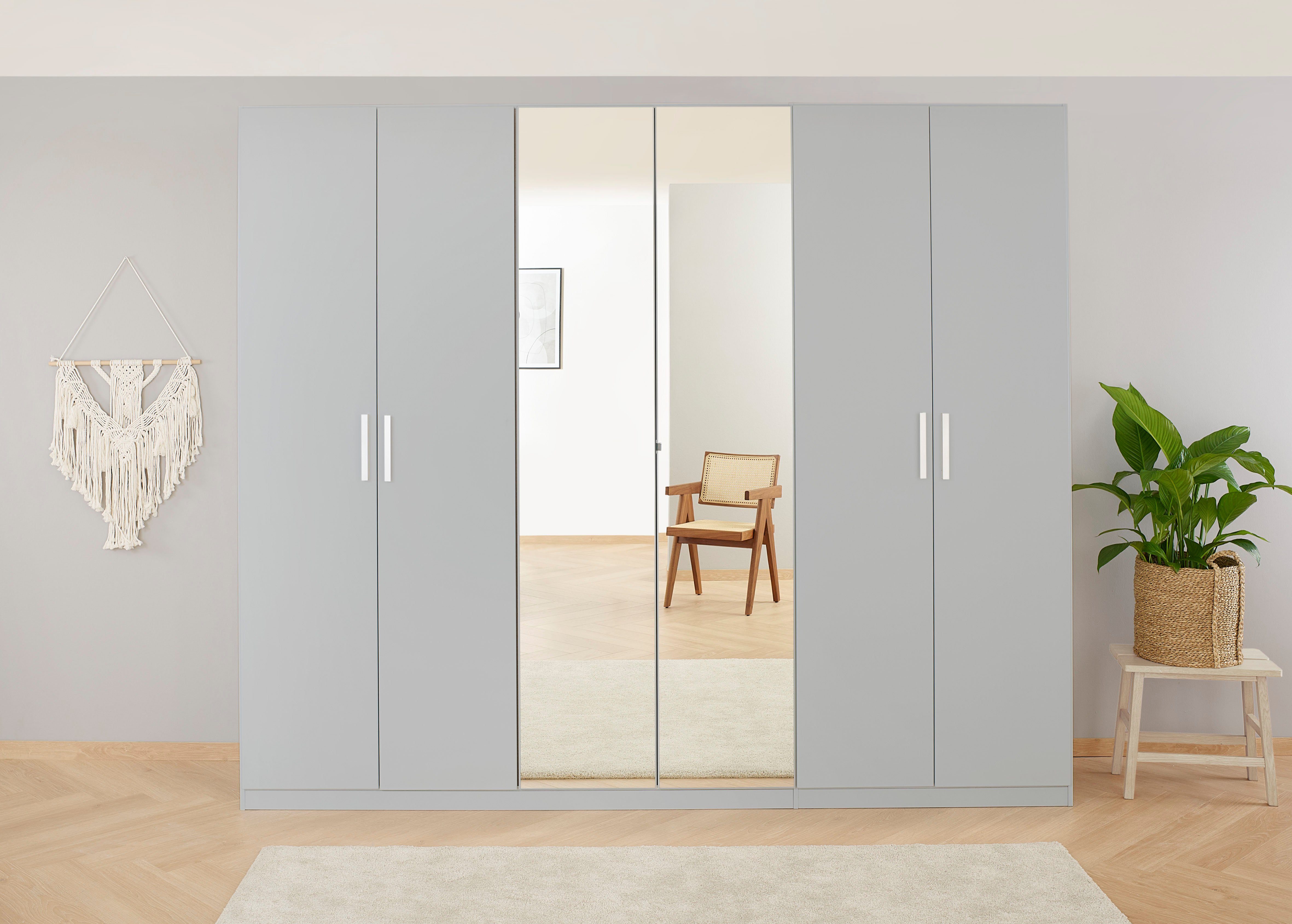 rauch Drehtürenschrank "Koluna", mit Spiegel, inkl. 2 Innenschubladen sowie günstig online kaufen