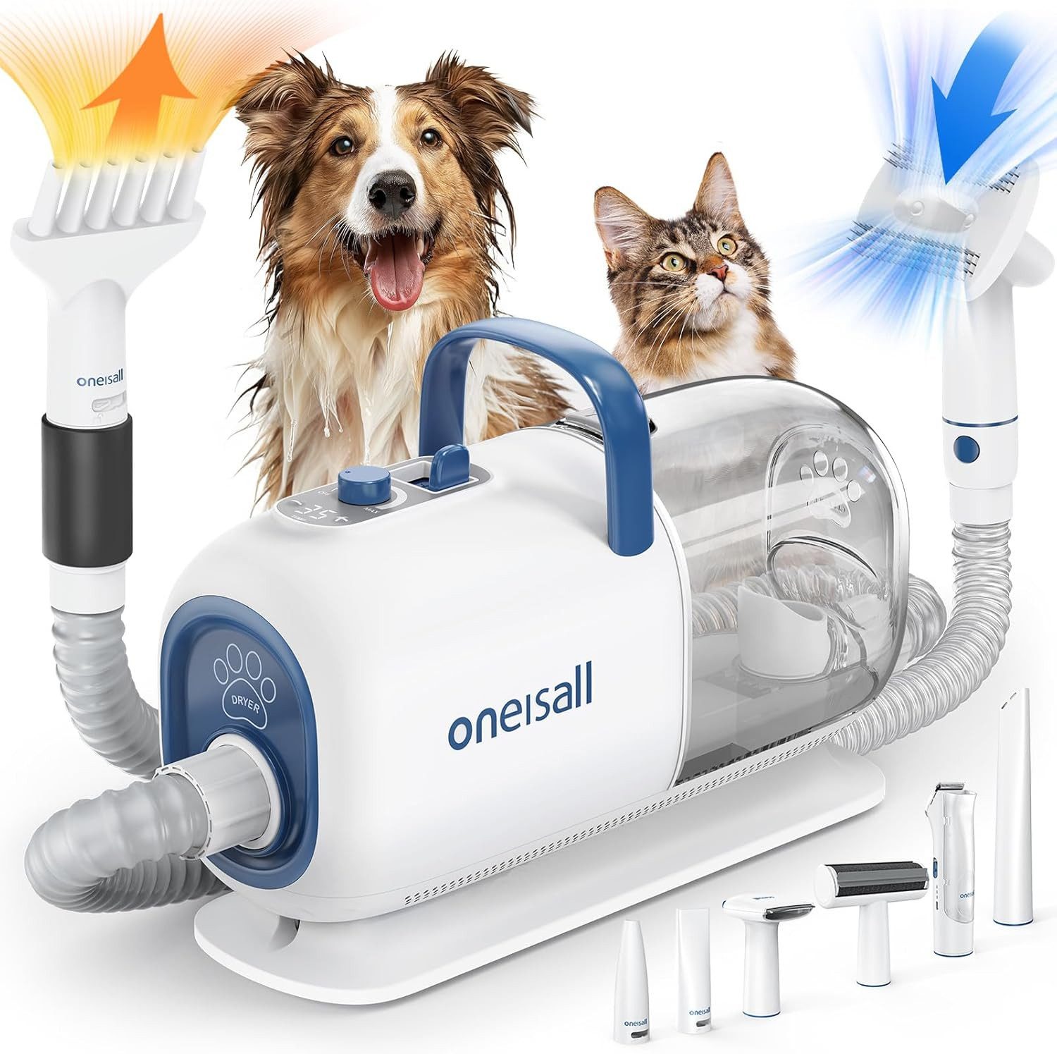 Purpurra Hundeschermaschine Oneisall mit Staubsauger und günstig online kaufen