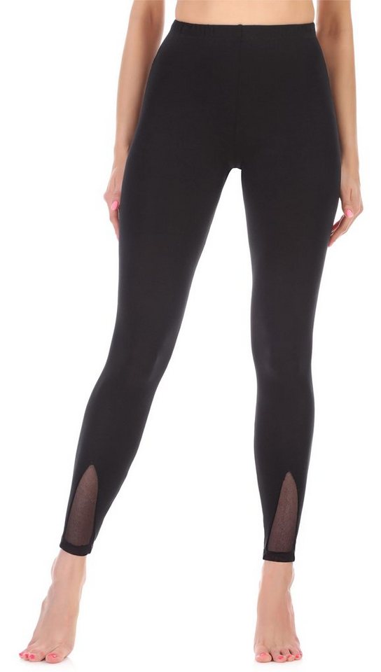 Merry Style Leggings Damen Lange Leggings aus Viskose MS10-312 (1-tlg) elas günstig online kaufen