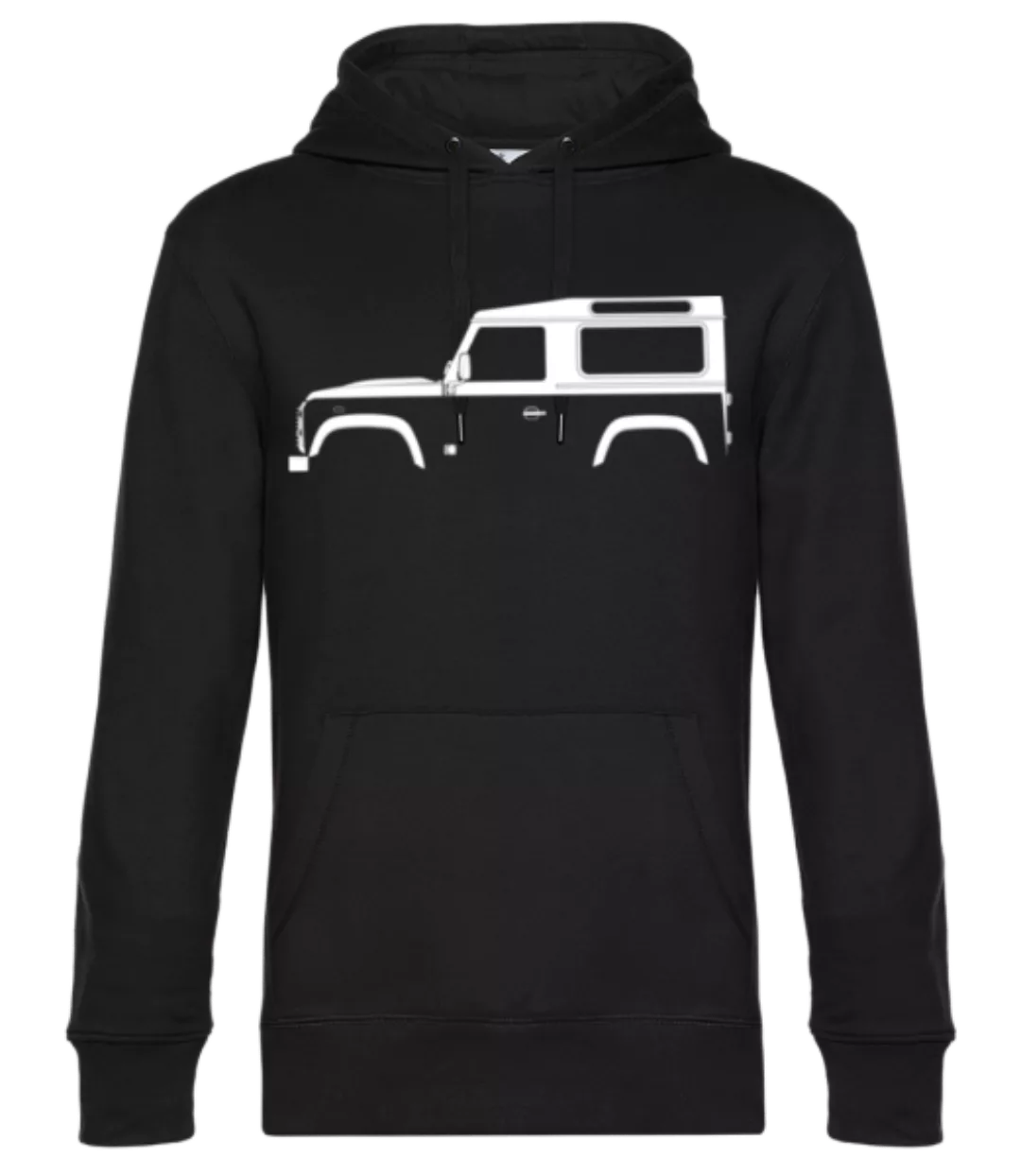 'Land Rover Defender 90' Silhouette · Unisex Premium Hoodie günstig online kaufen