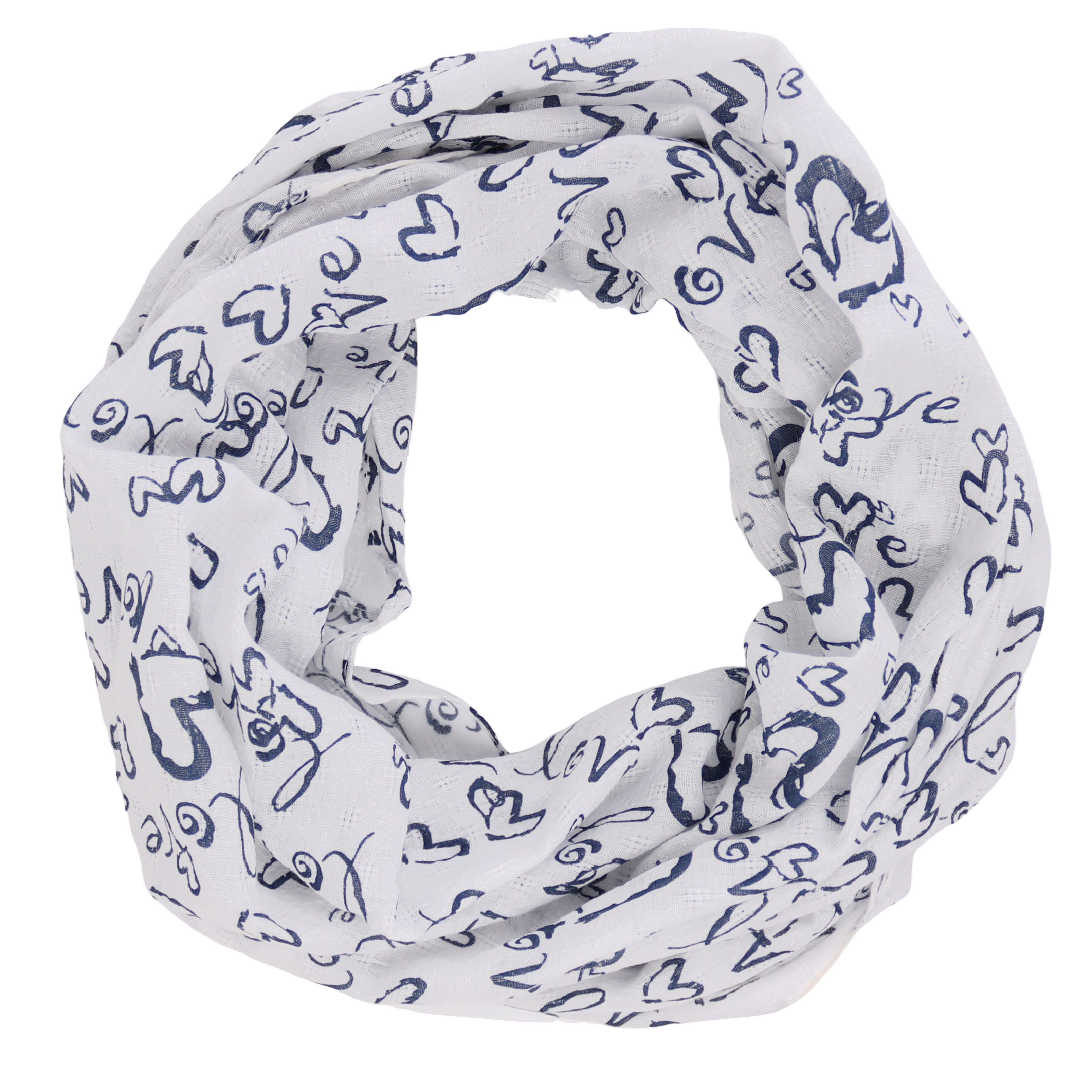 MIRROSI Loop Damen Schal mit Love günstig online kaufen
