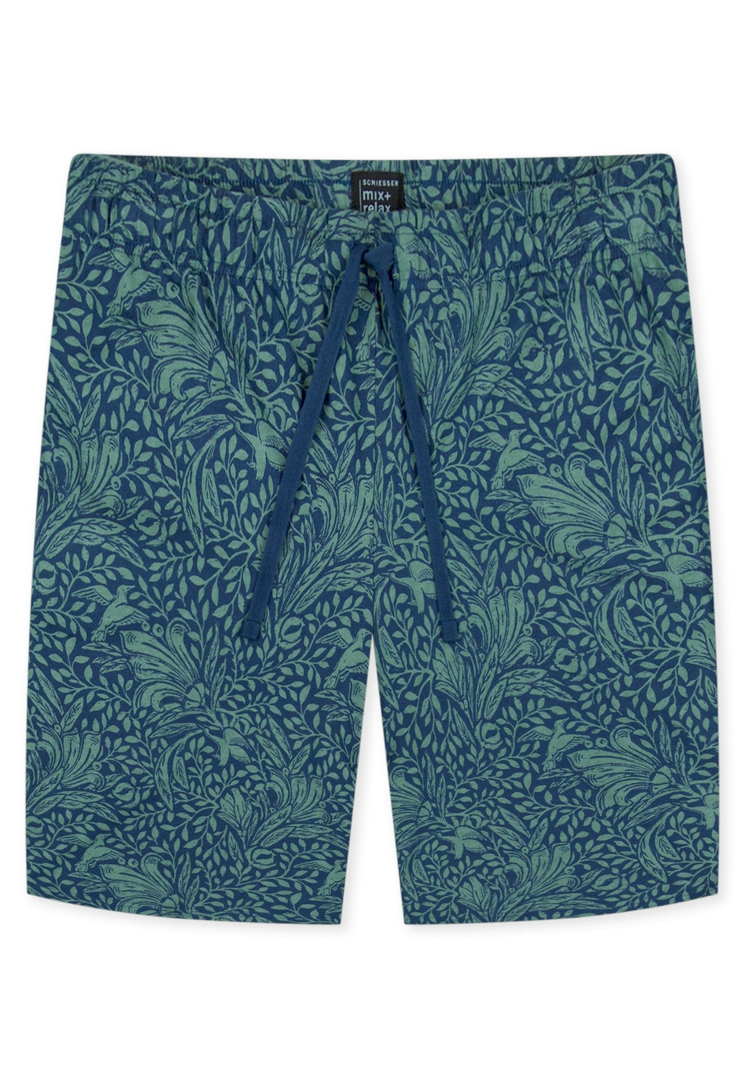Schiesser Pyjamahose "Mix + Relax", Baumwolle, seitliche Taschen, Bindekord günstig online kaufen