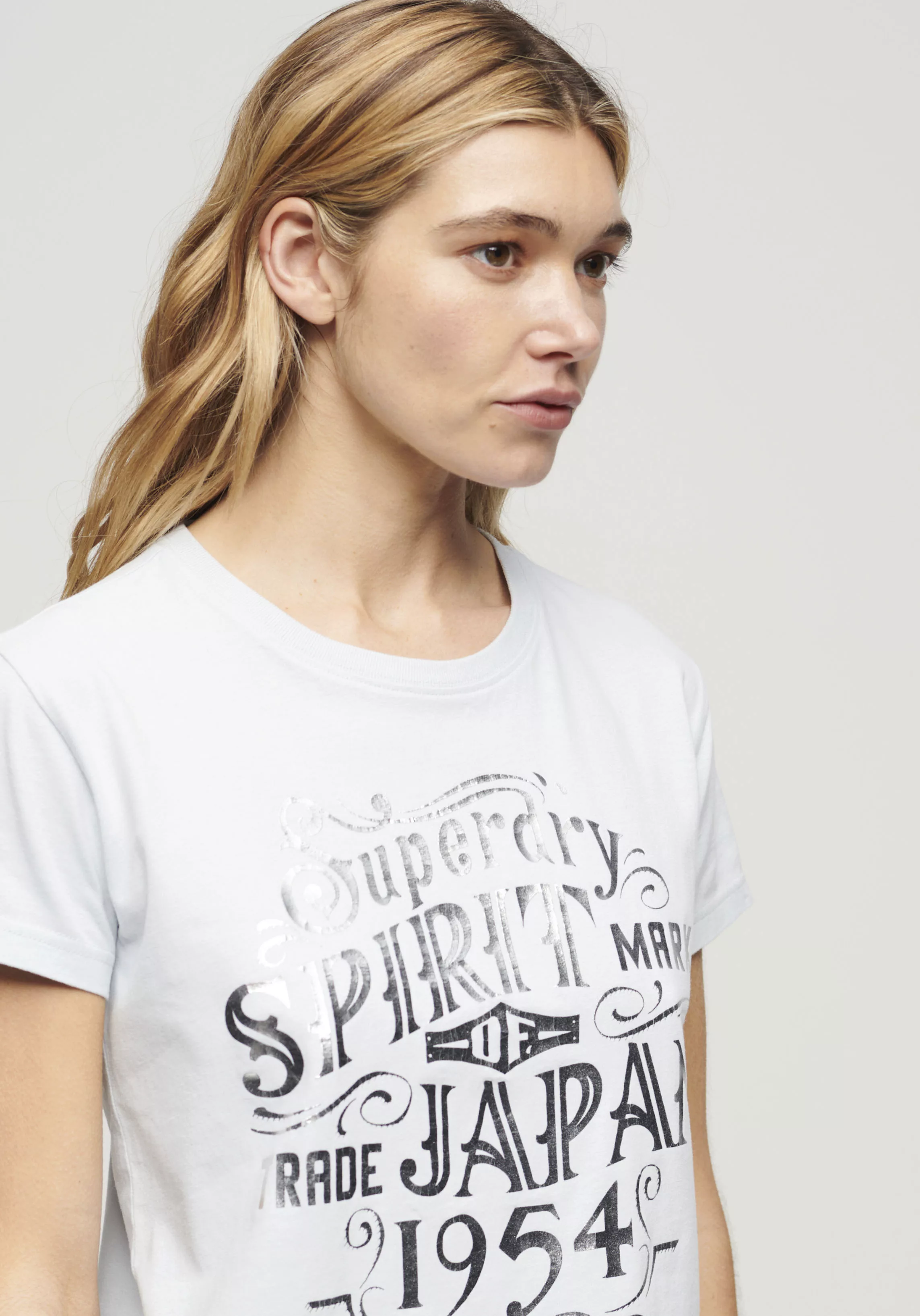 Superdry Print-Shirt "FOIL WORKWEAR FITTED TEE" günstig online kaufen